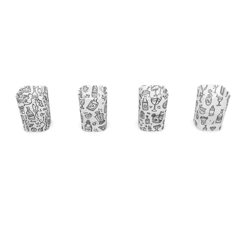 Square Shot Glass 4 Set