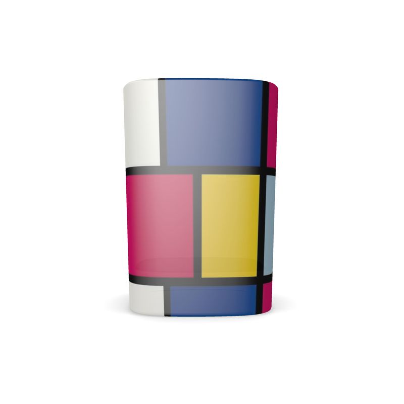 Square Shot Glass 6 Set  packaged in custom designed tin