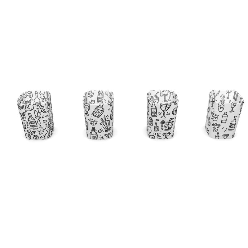 Square Shot Glass 4 Set