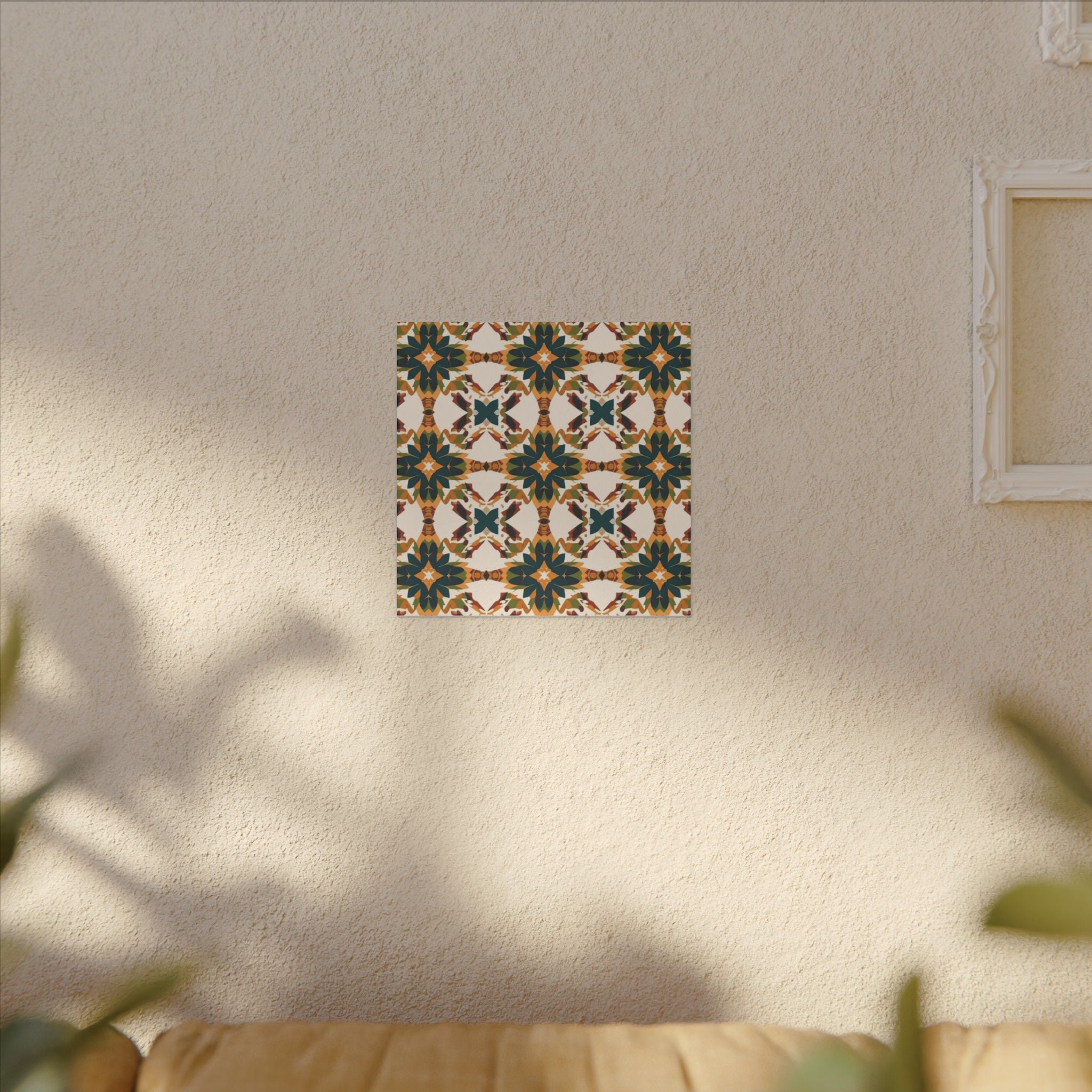 Shweshwe Pattern Canvas Print