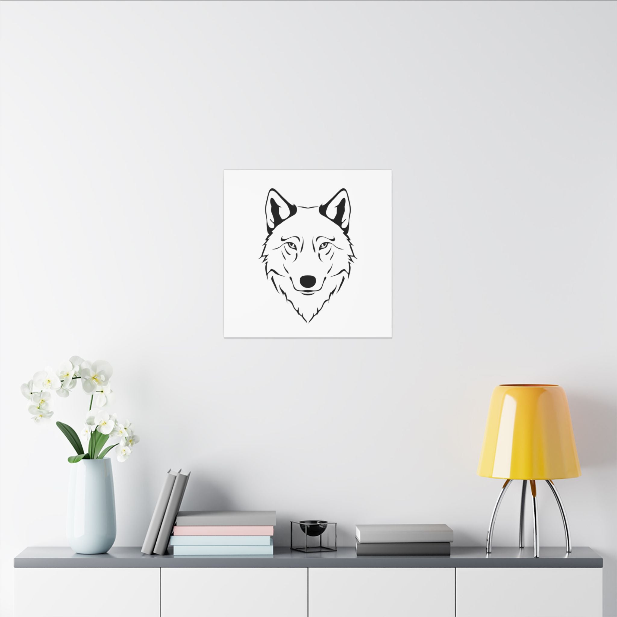Wolf head art Canvas
