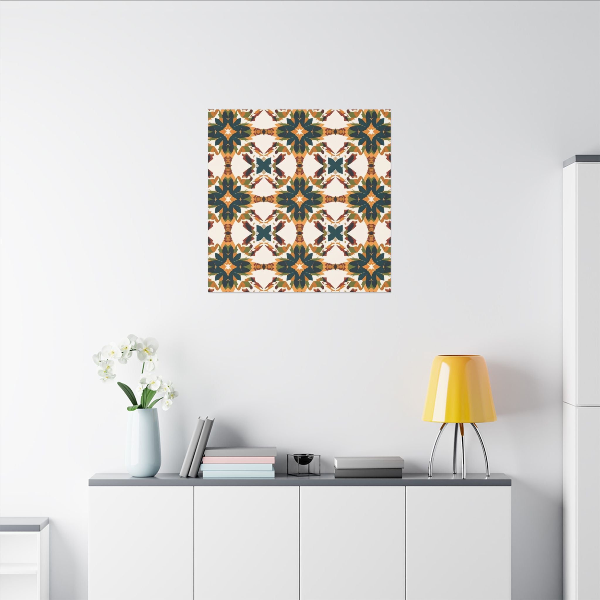 Shweshwe Pattern Canvas Print