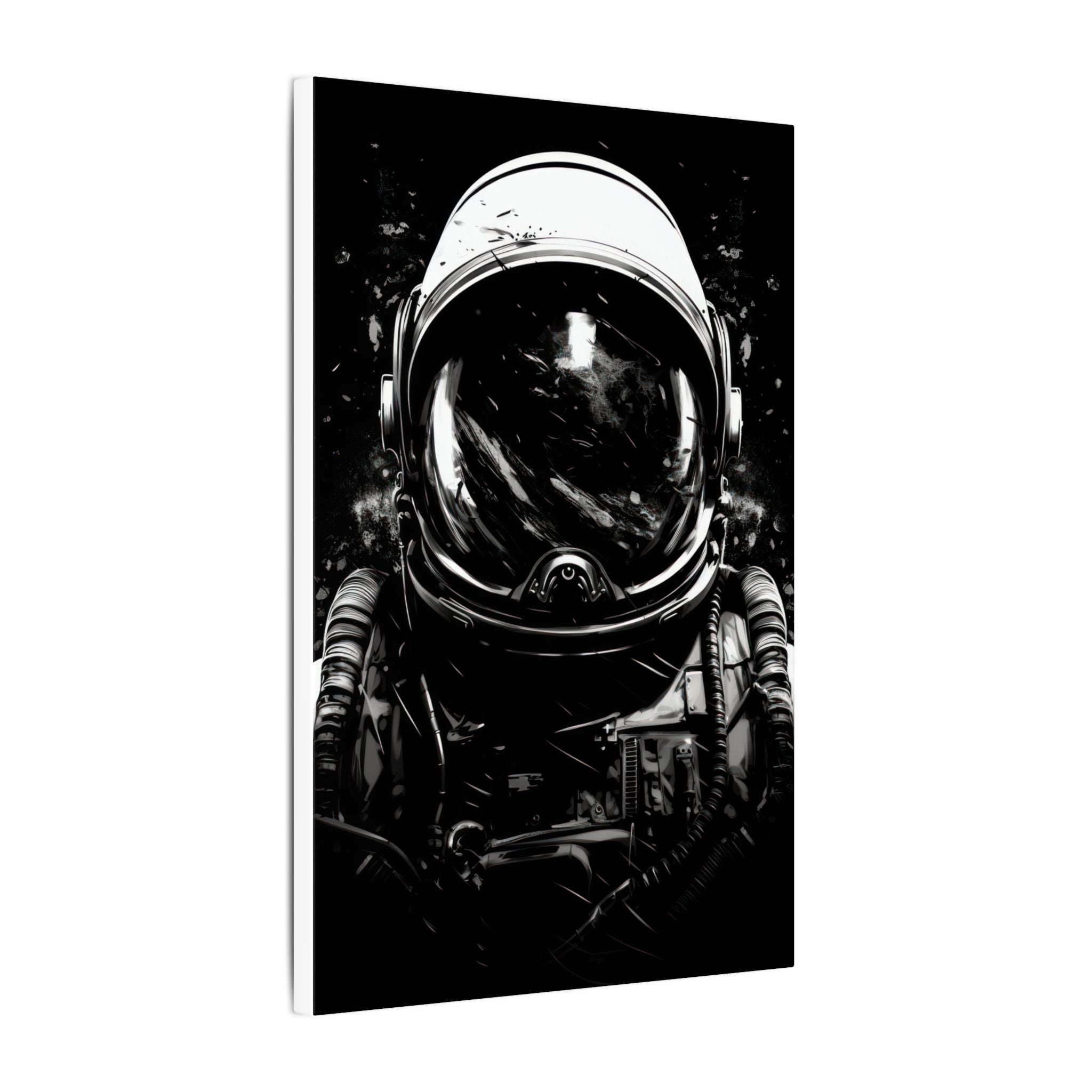 Black & white astronaut art Canvas