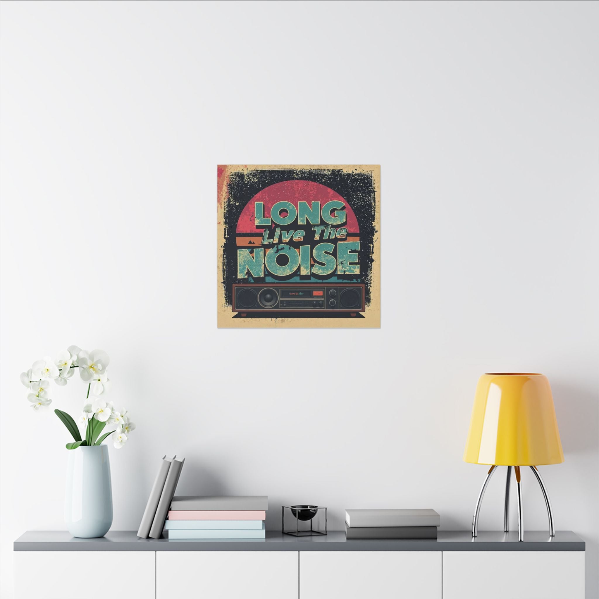 Long live the noise art Canvas