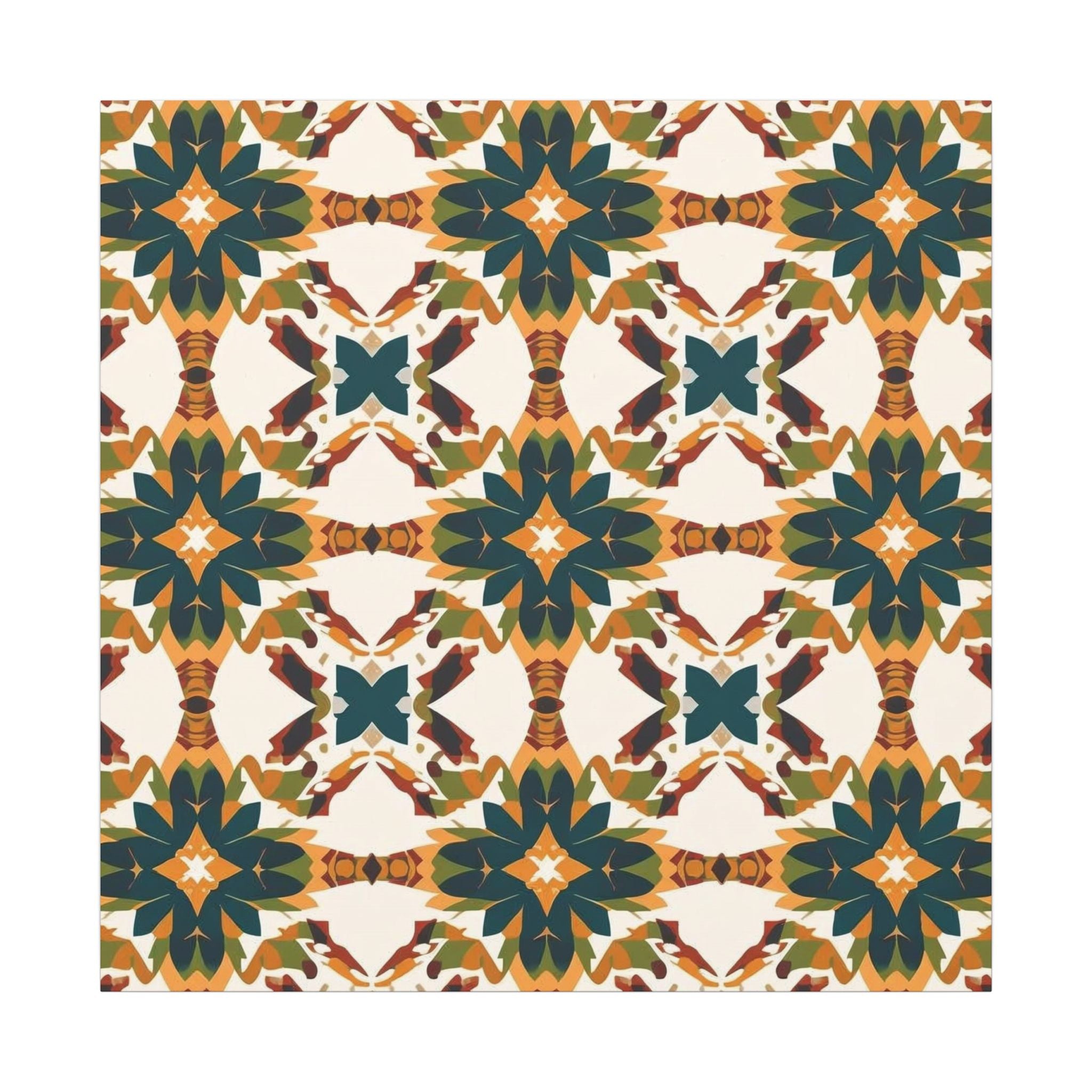 Shweshwe Pattern Canvas Print