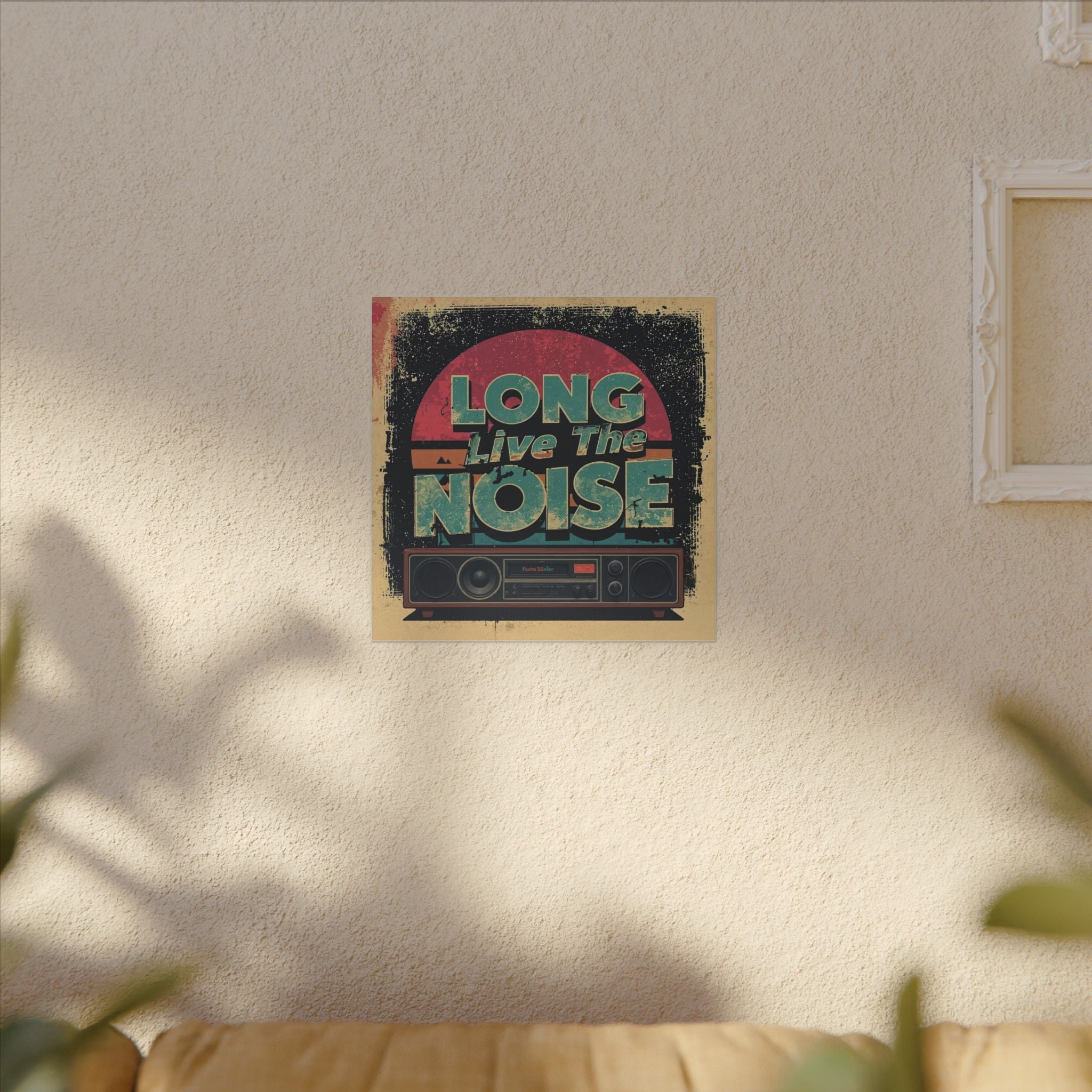 Long live the noise art Canvas