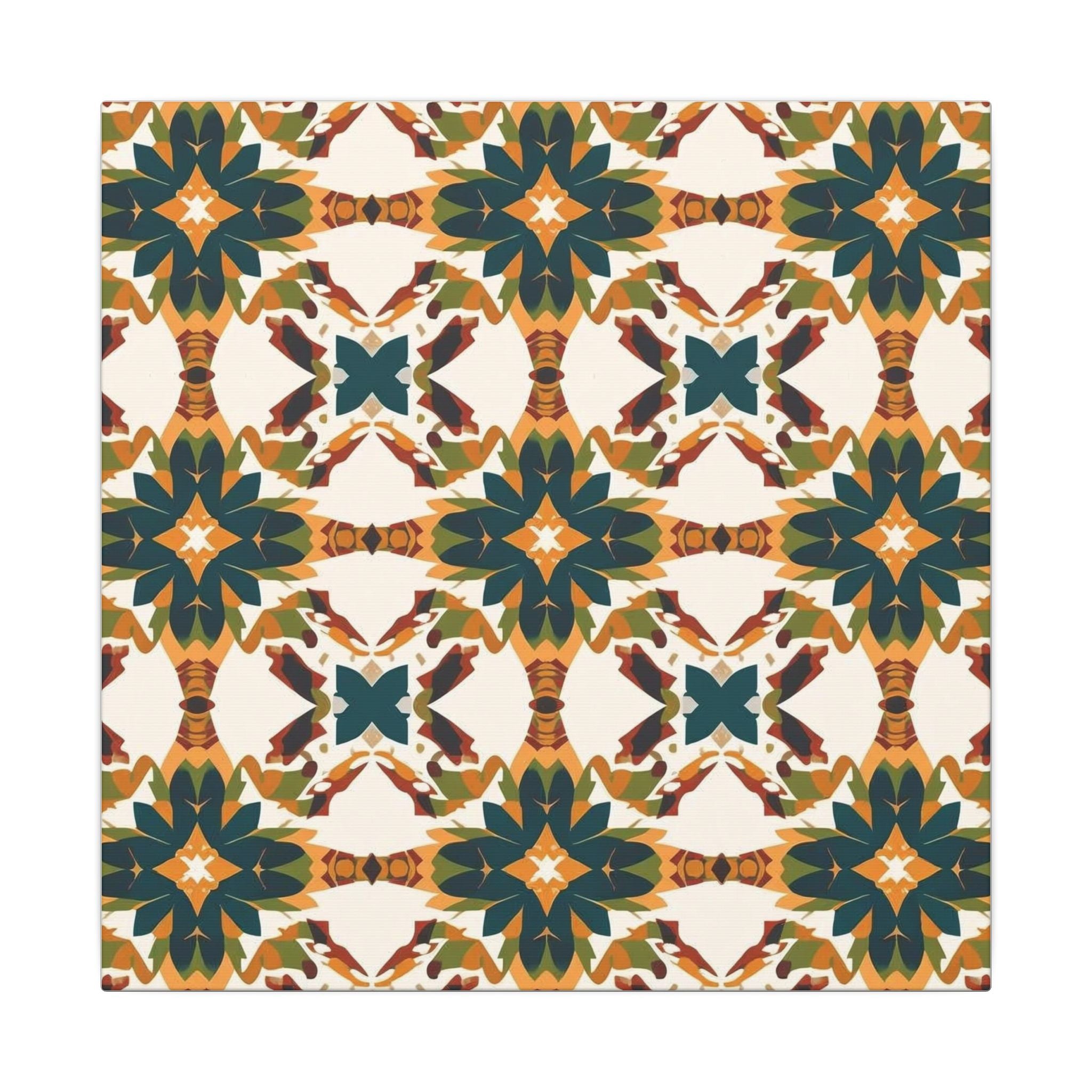 Shweshwe Pattern Canvas Print