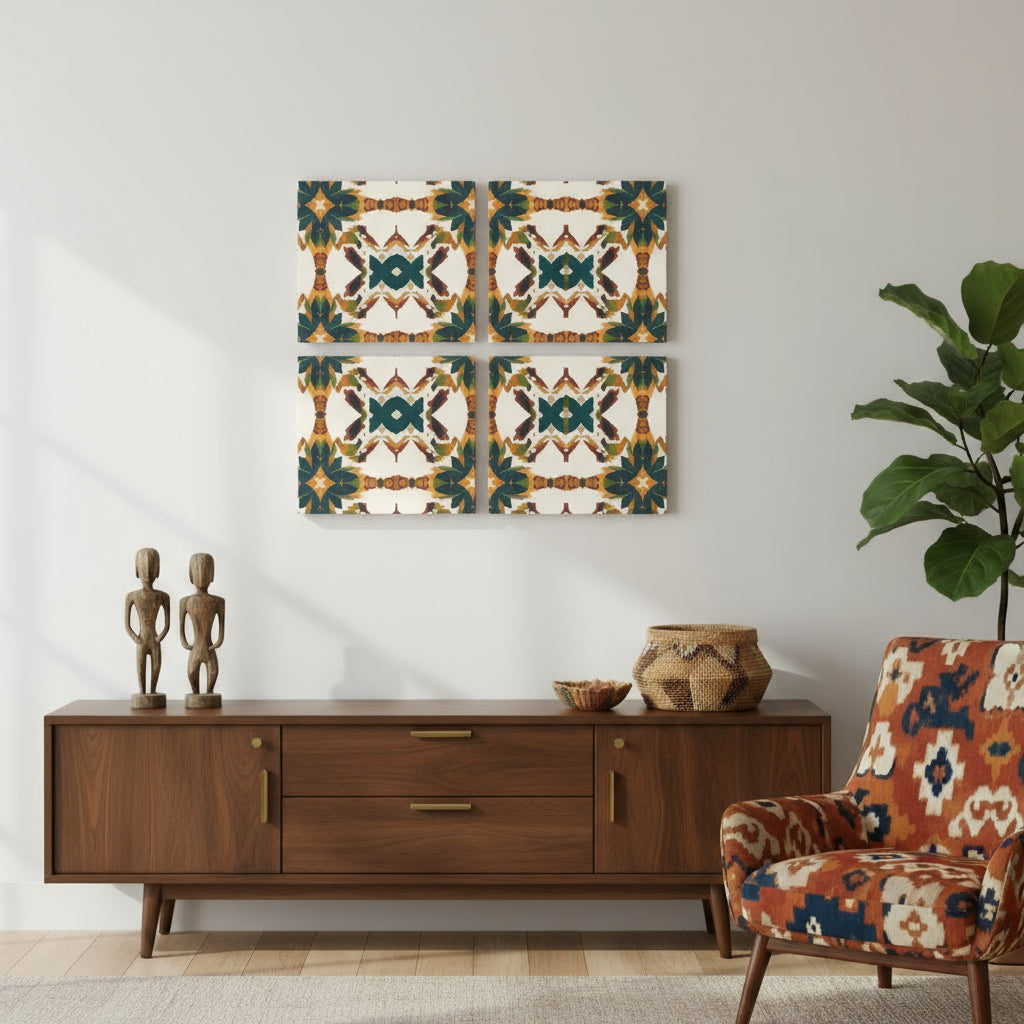 Shweshwe Pattern Canvas Print