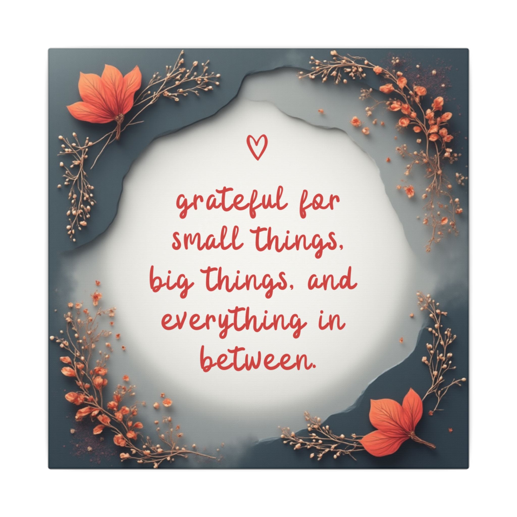 Gratitude Illustration Canvas