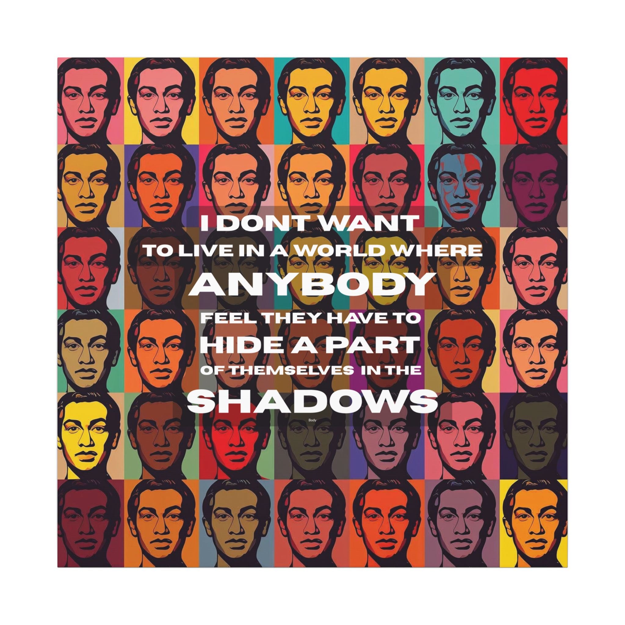 Socially conscious  Illustration Canvas