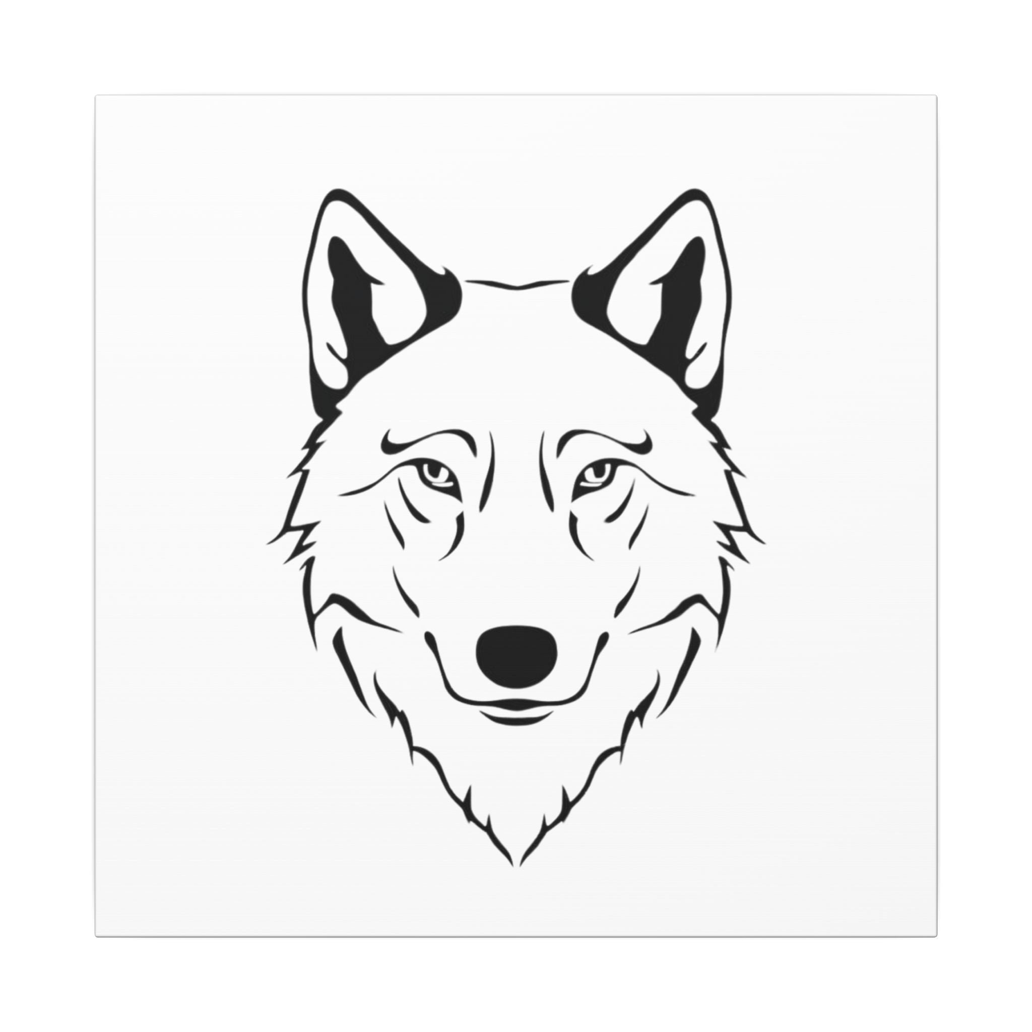 Wolf head art Canvas