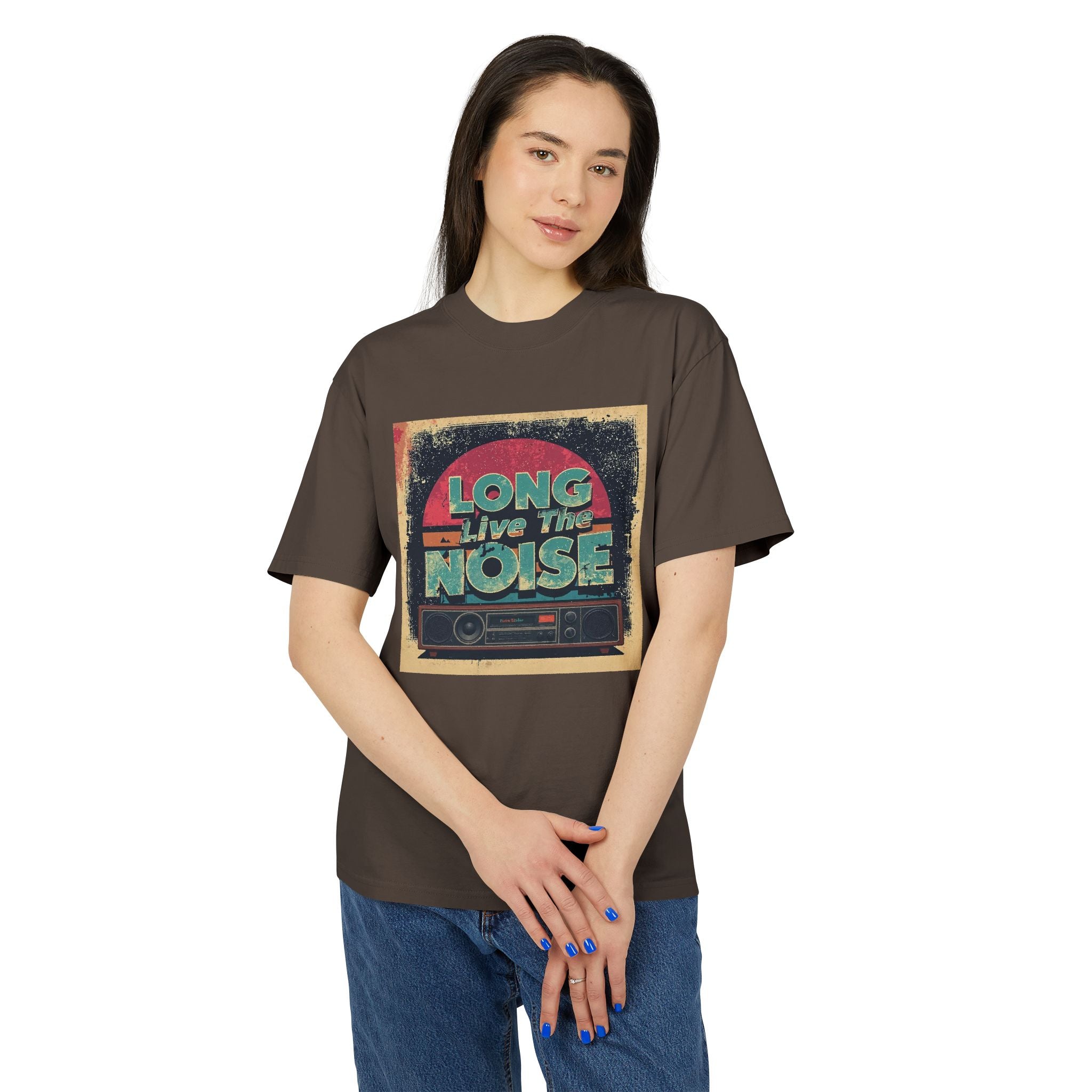 Copy of Vintage-Inspired Unisex Tee, Long Live the Noise Graphic T-Shirt for Music Lovers, Casual Wear, Gift for Concert Goers, Retro Style