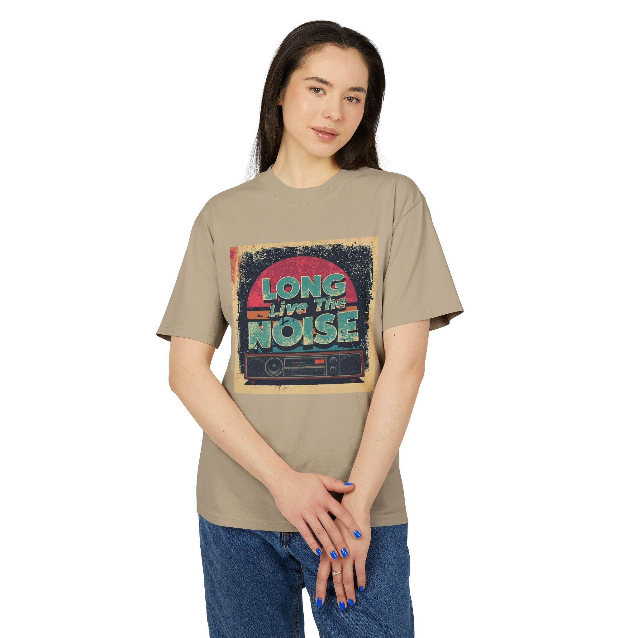 Copy of Vintage-Inspired Unisex Tee, Long Live the Noise Graphic T-Shirt for Music Lovers, Casual Wear, Gift for Concert Goers, Retro Style
