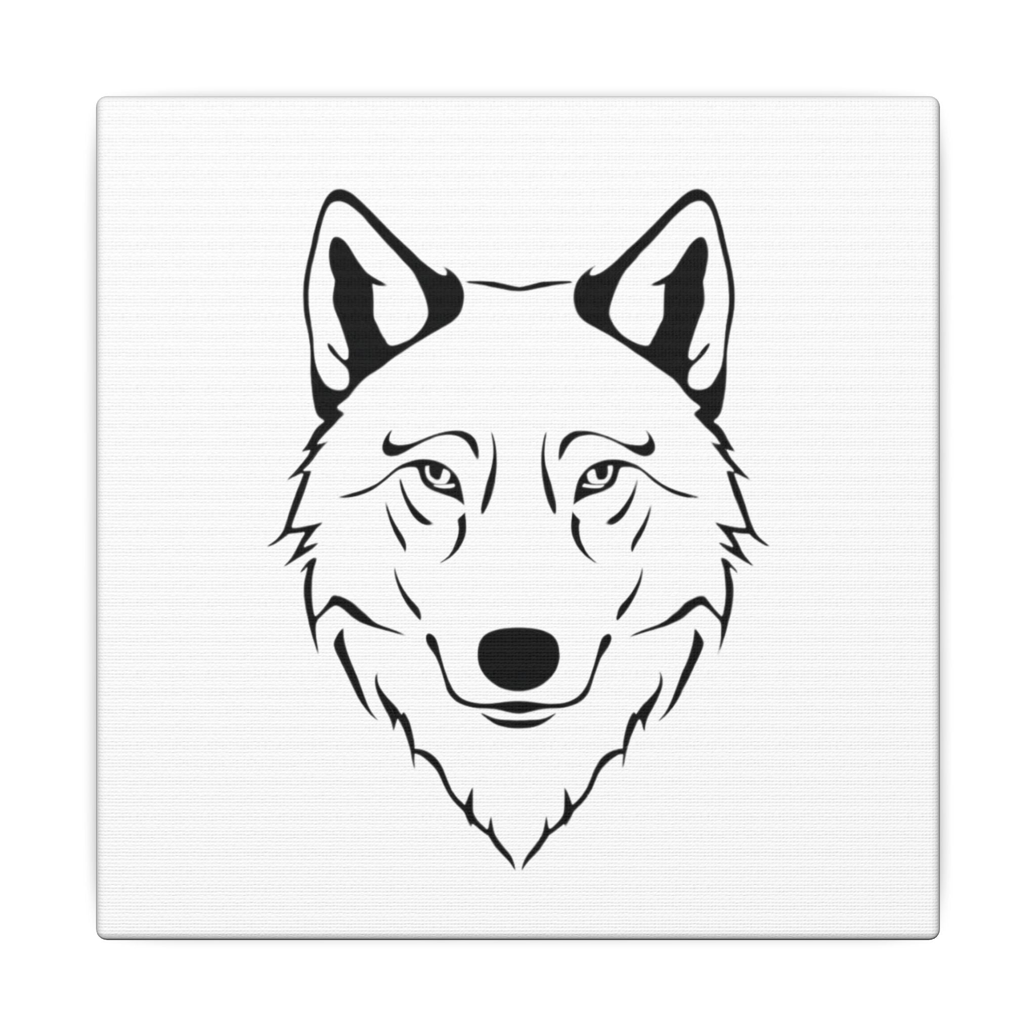 Wolf head art Canvas