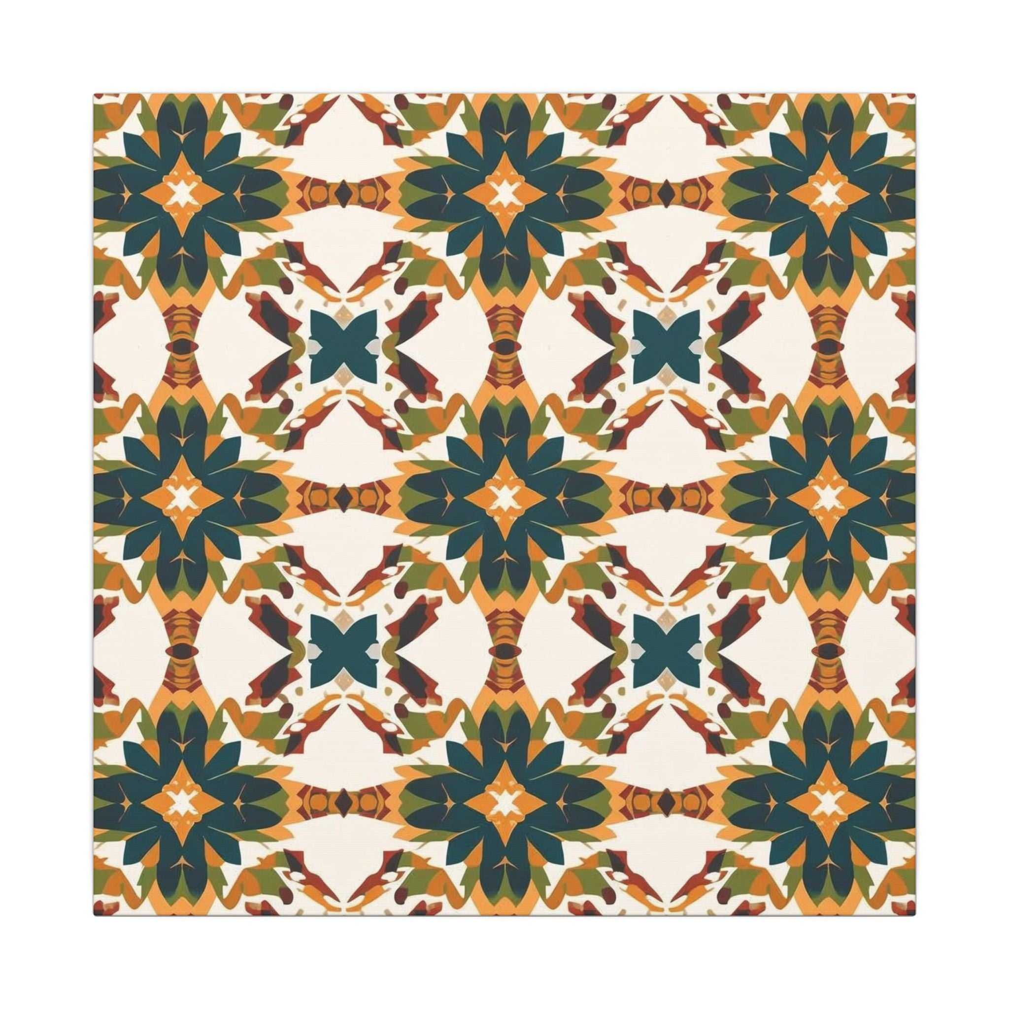 Shweshwe Pattern Canvas Print