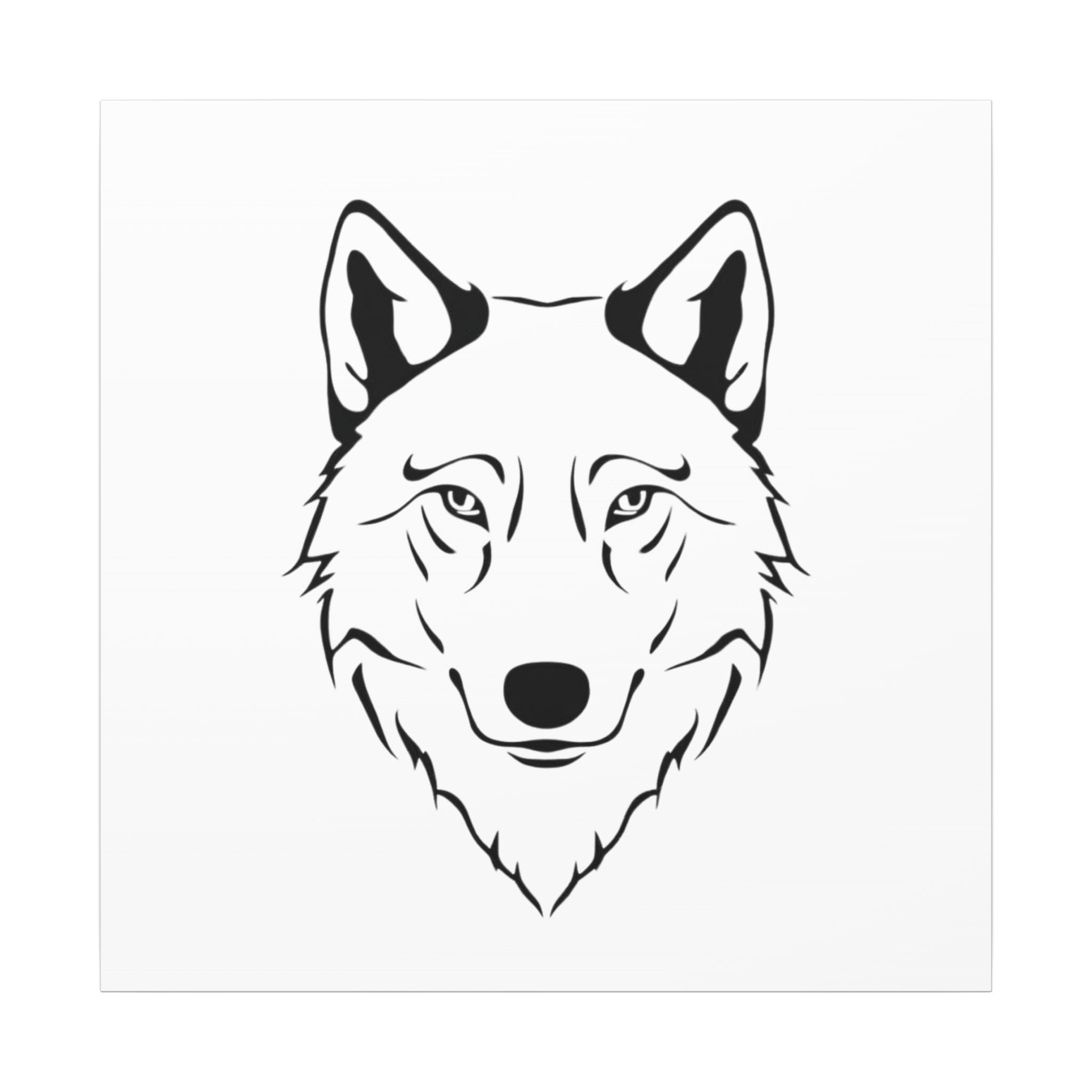 Wolf head art Canvas