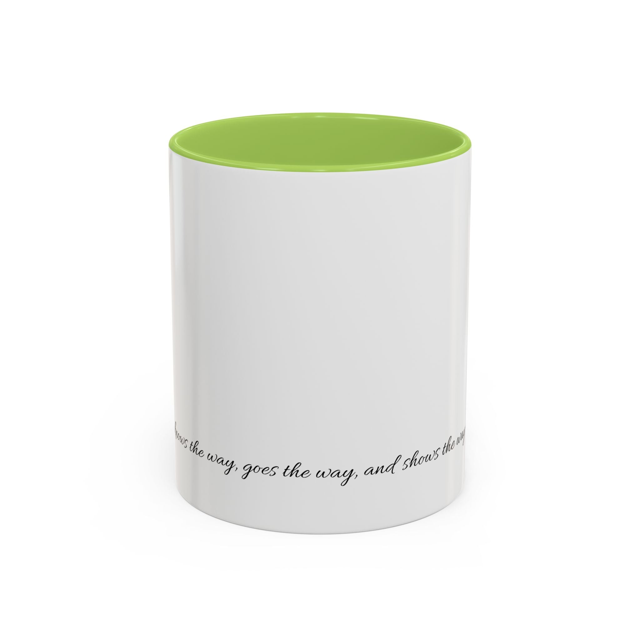 "Show the way", Multi-Coloured leadership Coffee Mug - Motivational Gift, Office Decor, Birthday Present, Self-Improvement