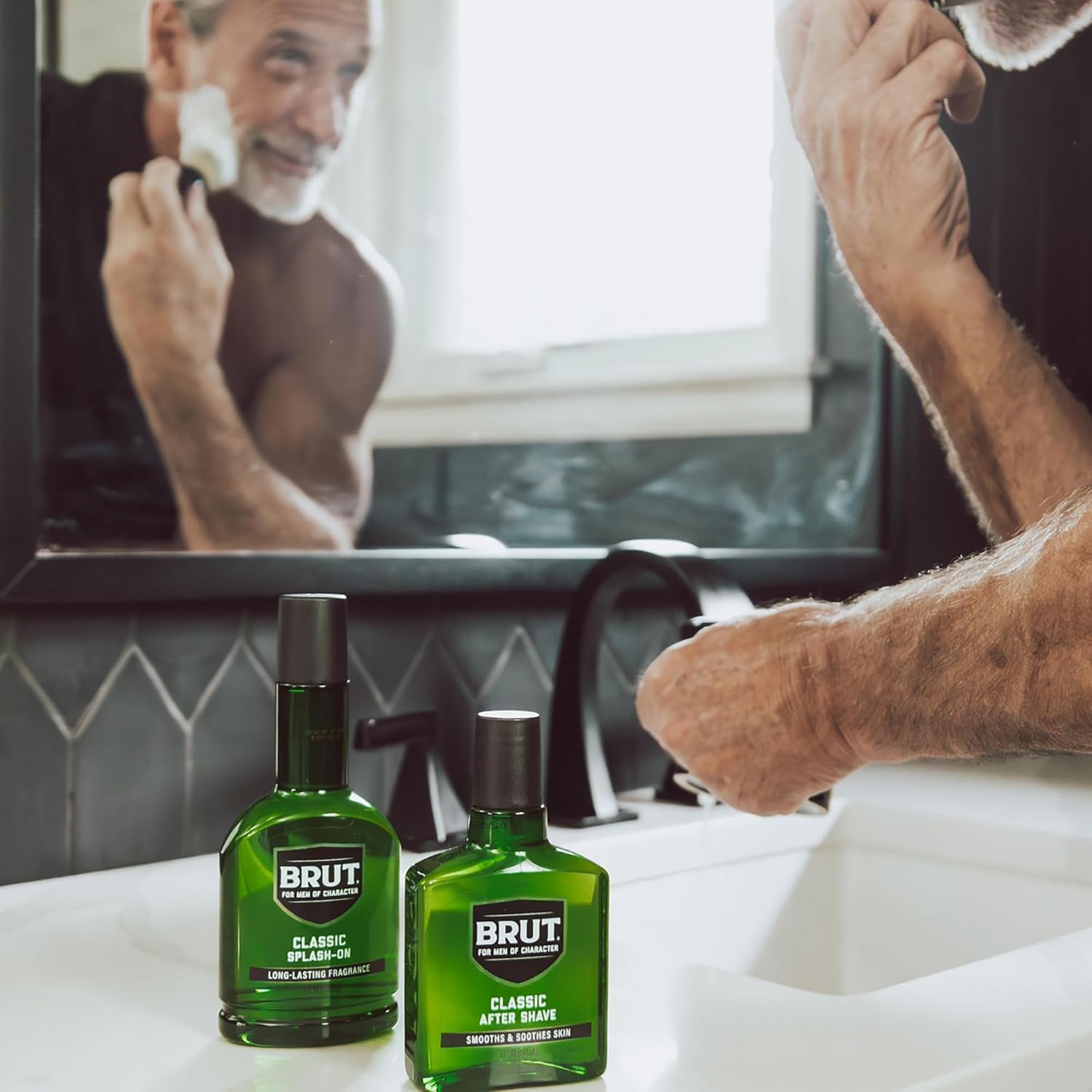 Splash-On Original Fragrance - Bold, Masculine Cologne for Men - Long Lasting Mens Fragrance with Spicy Woods, Floral, and Citrus Notes - 7 Oz