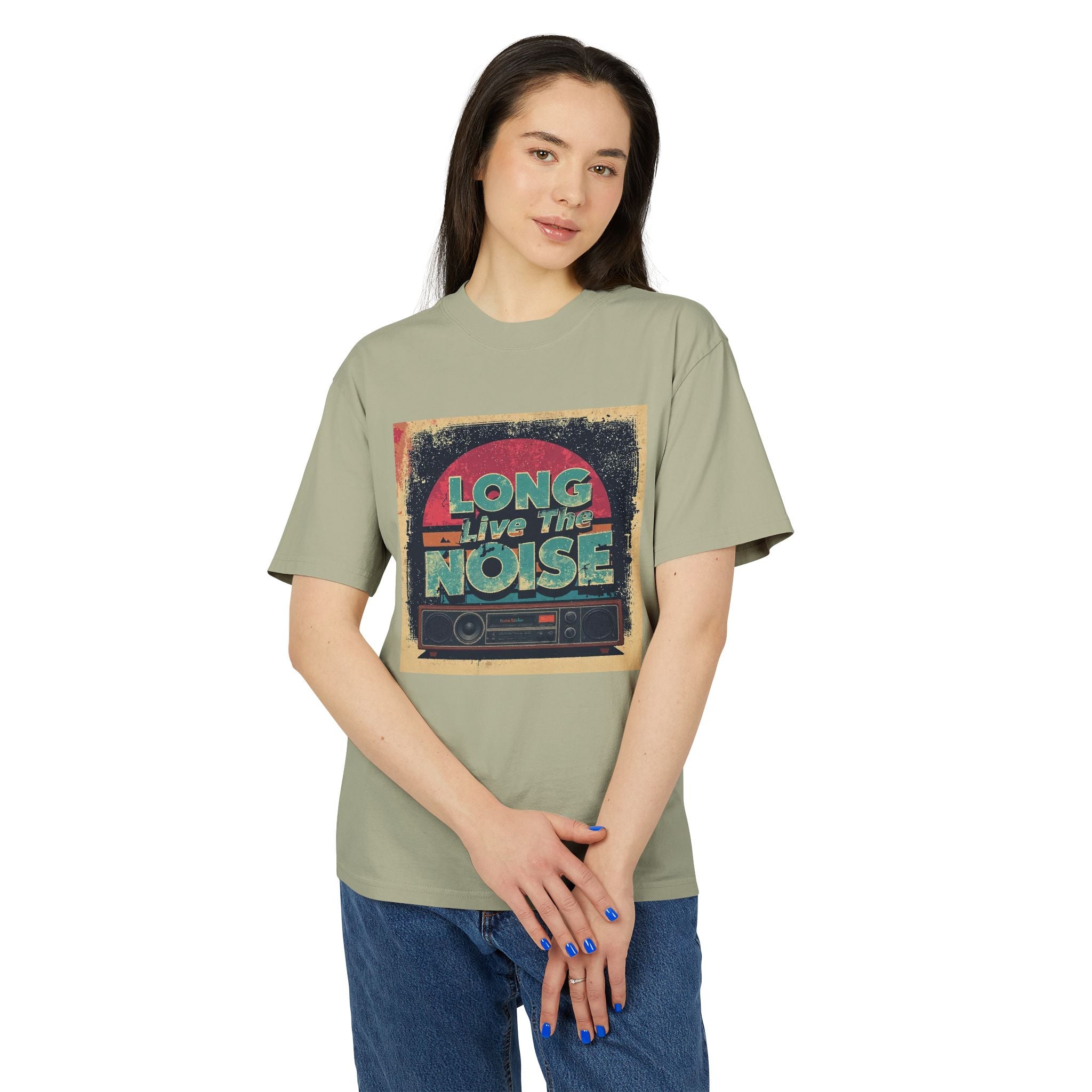 Copy of Vintage-Inspired Unisex Tee, Long Live the Noise Graphic T-Shirt for Music Lovers, Casual Wear, Gift for Concert Goers, Retro Style