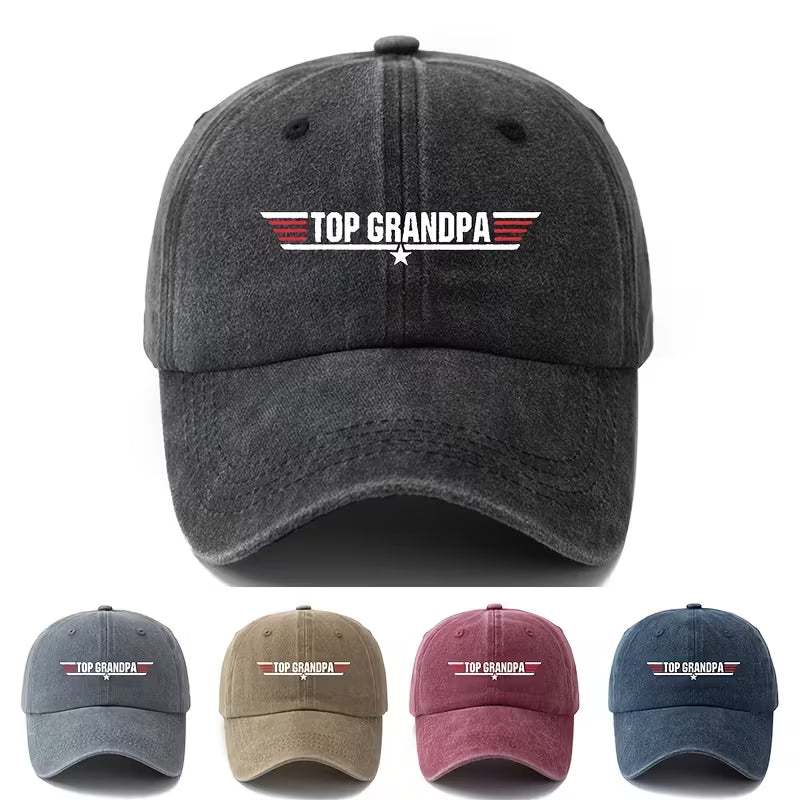 TOP GRANDPA Retro Baseball Cap