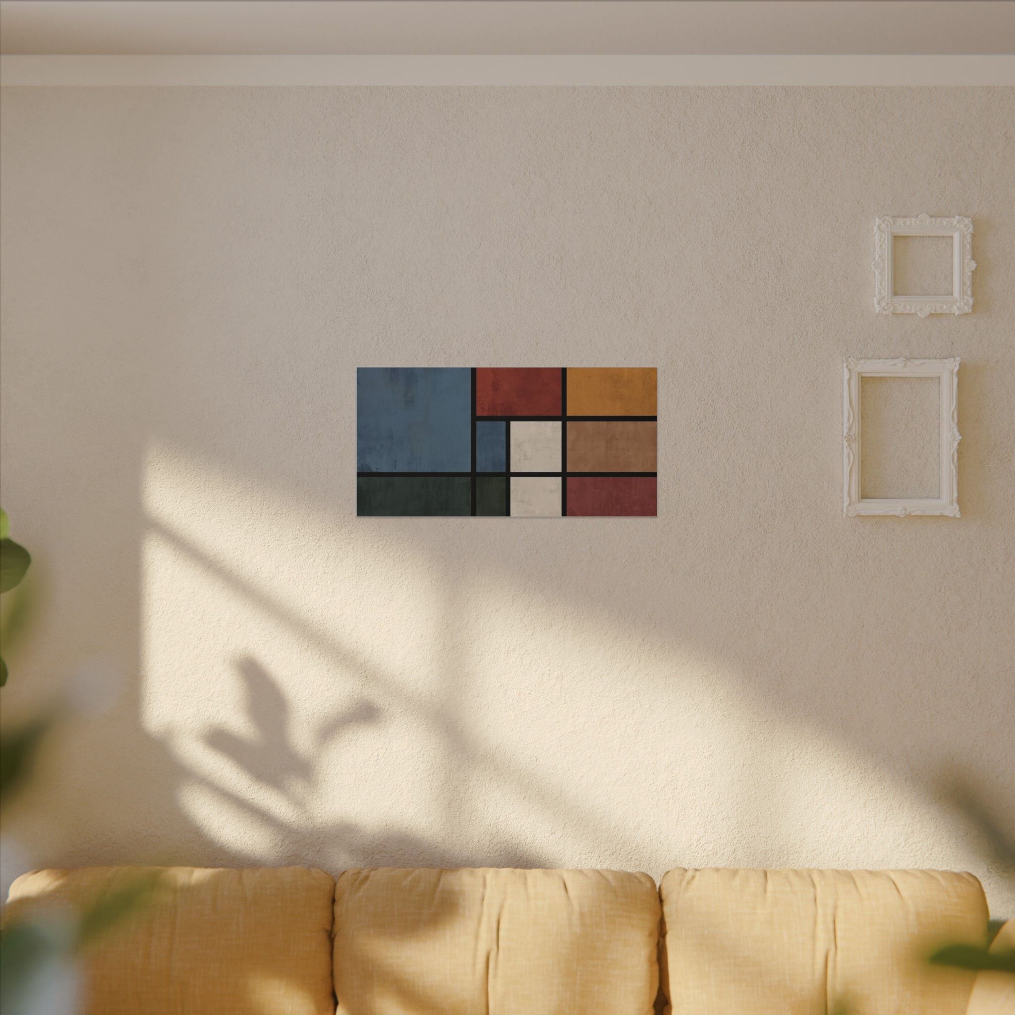 Mondrian inspired  art Canvas