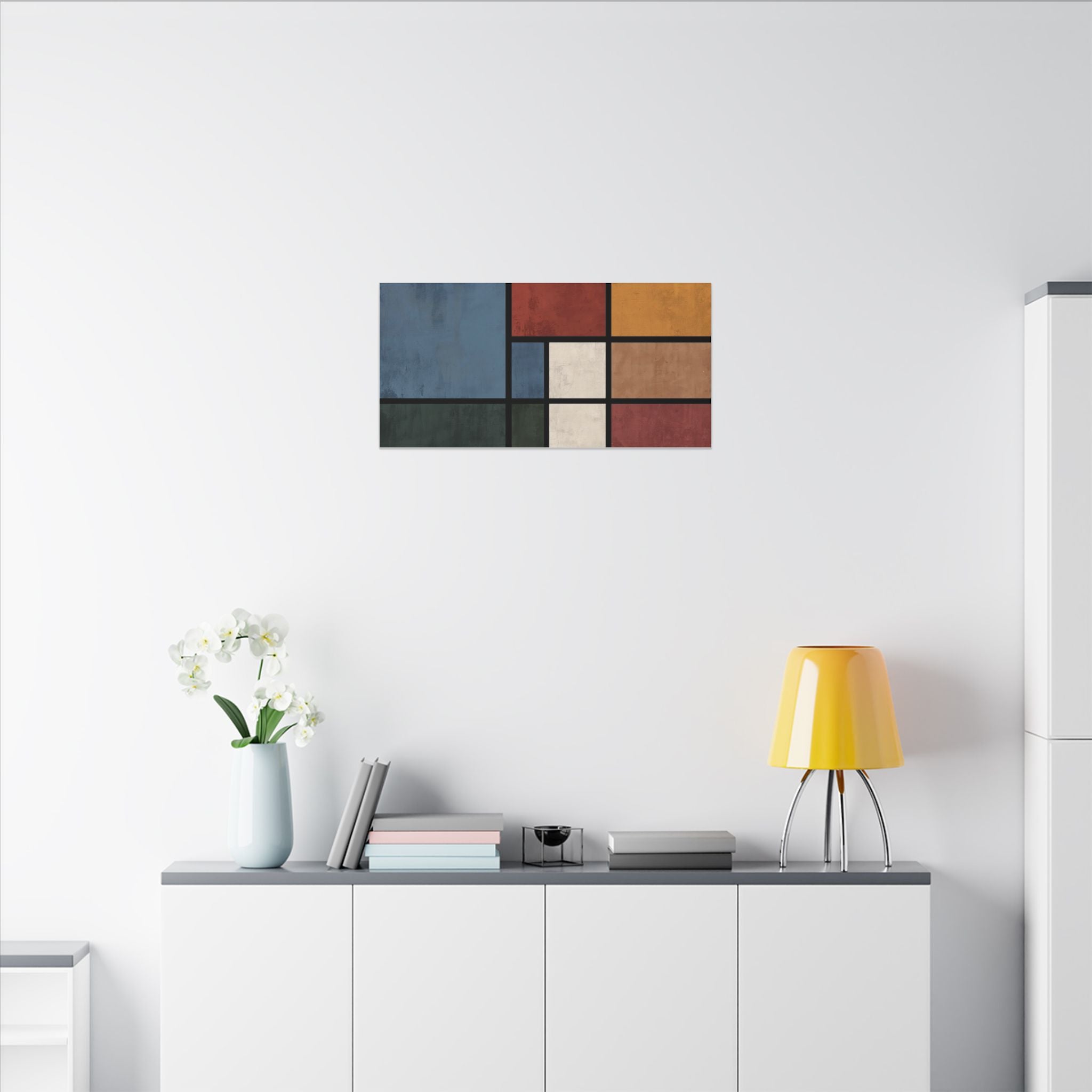 Mondrian inspired  art Canvas