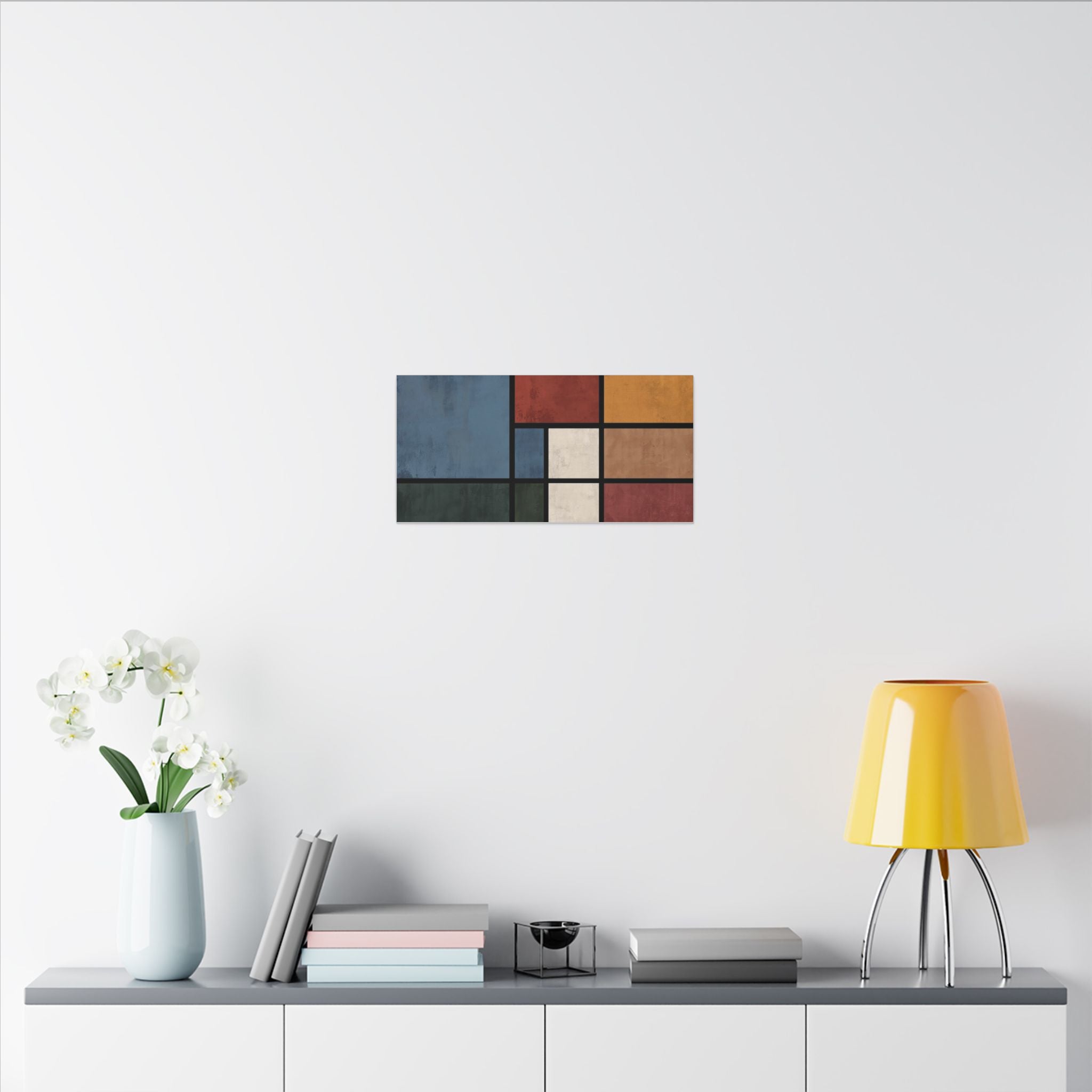 Mondrian inspired  art Canvas