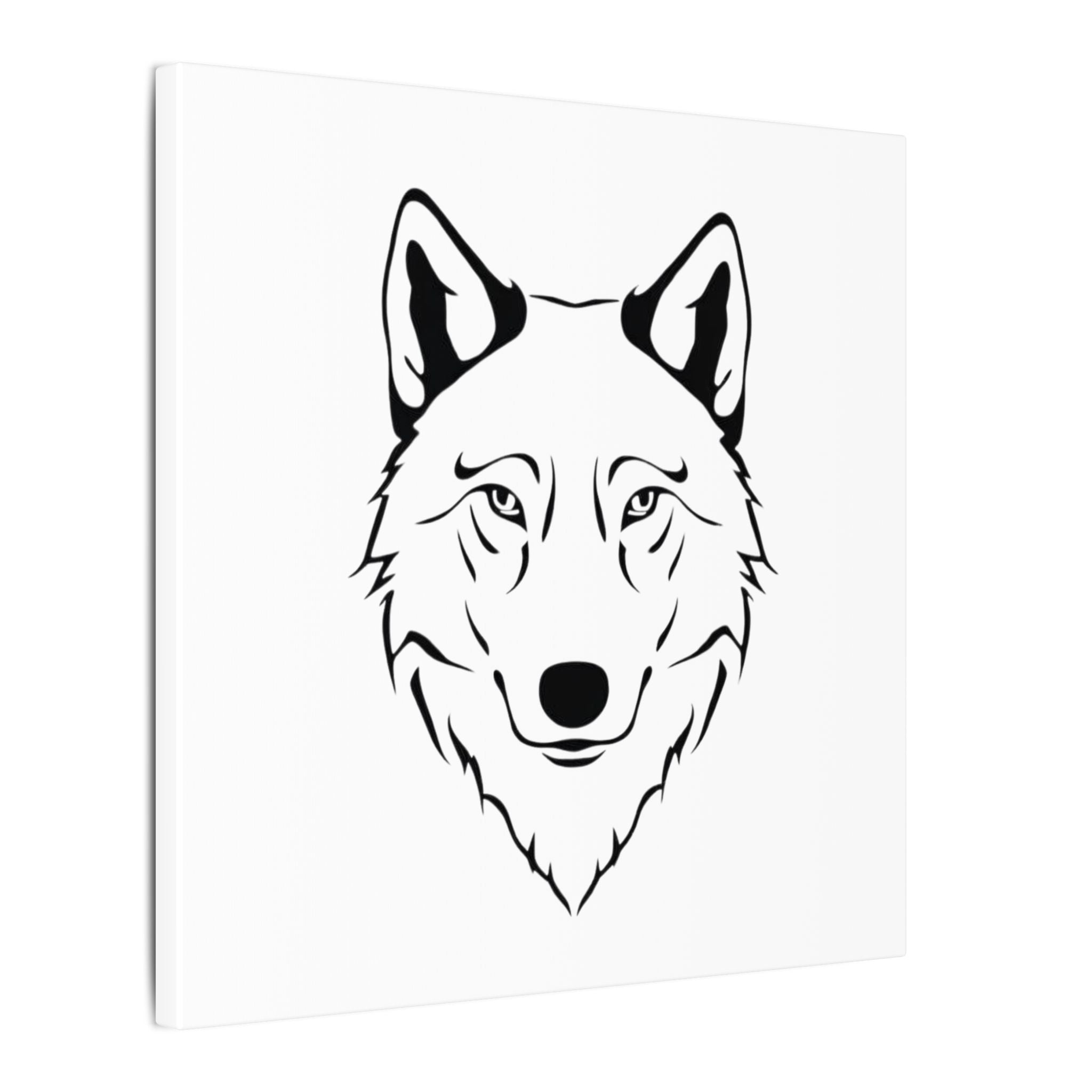 Wolf head art Canvas