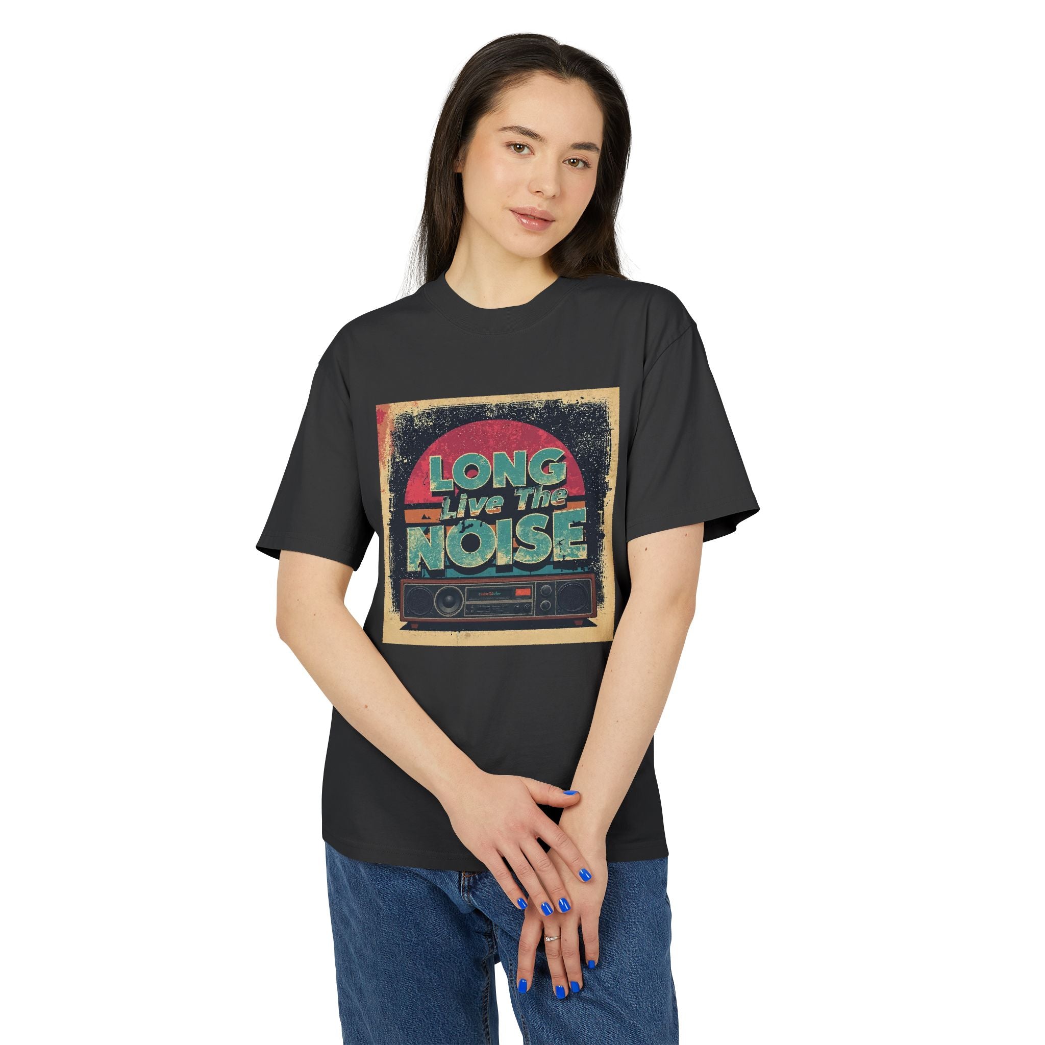 Vintage Unisex Graphic Tee – Long Live the Noise