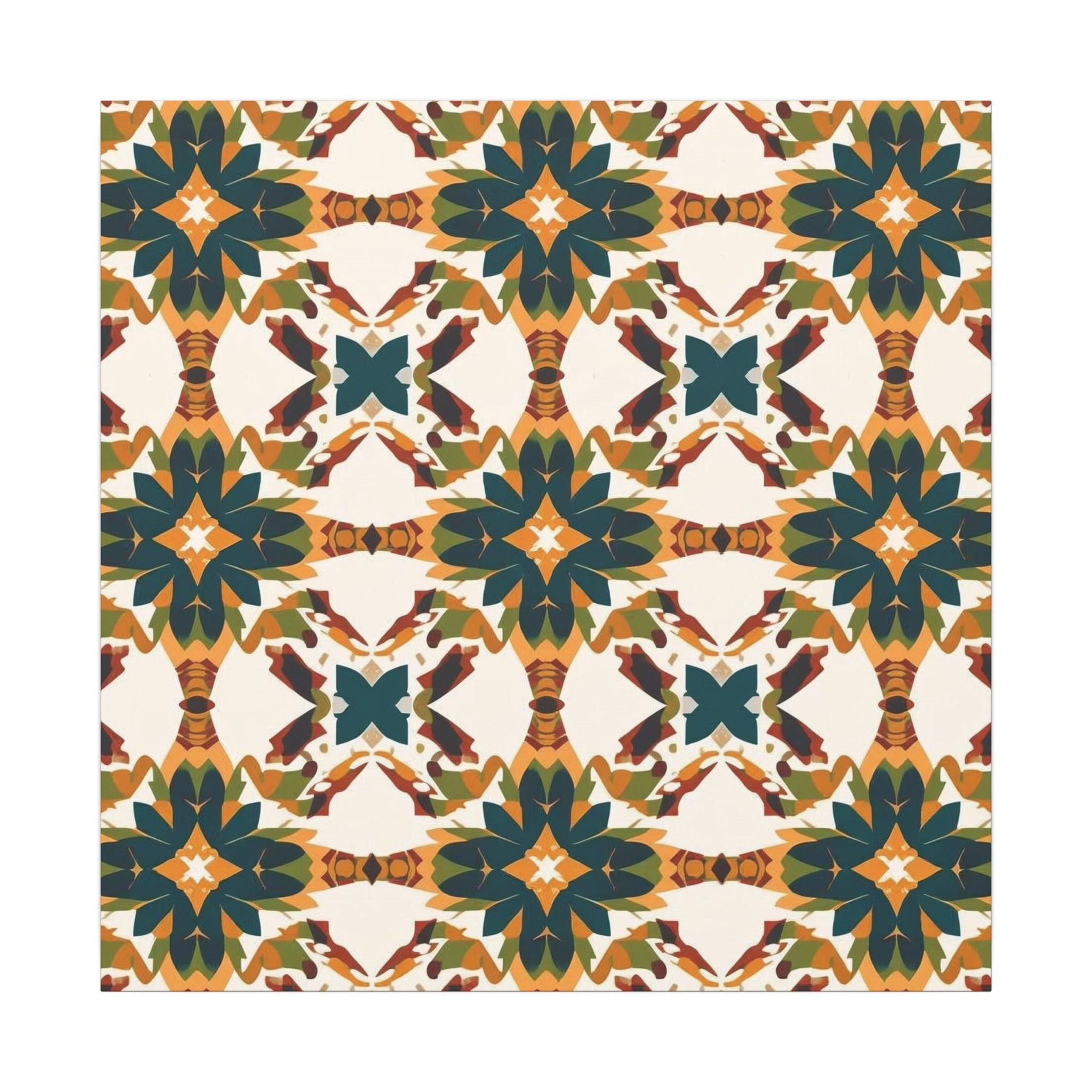 Shweshwe Pattern Canvas Print