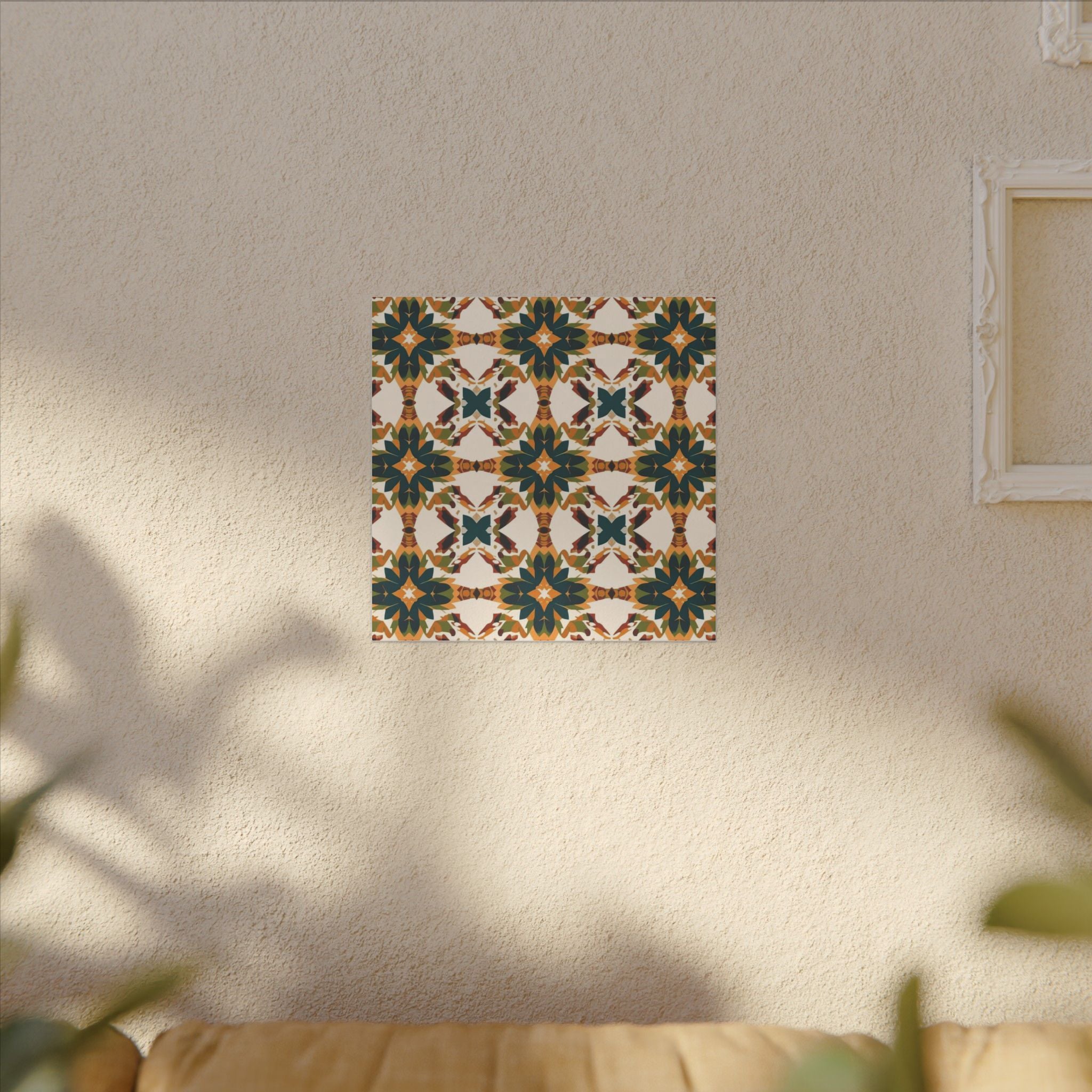 Shweshwe Pattern Canvas Print