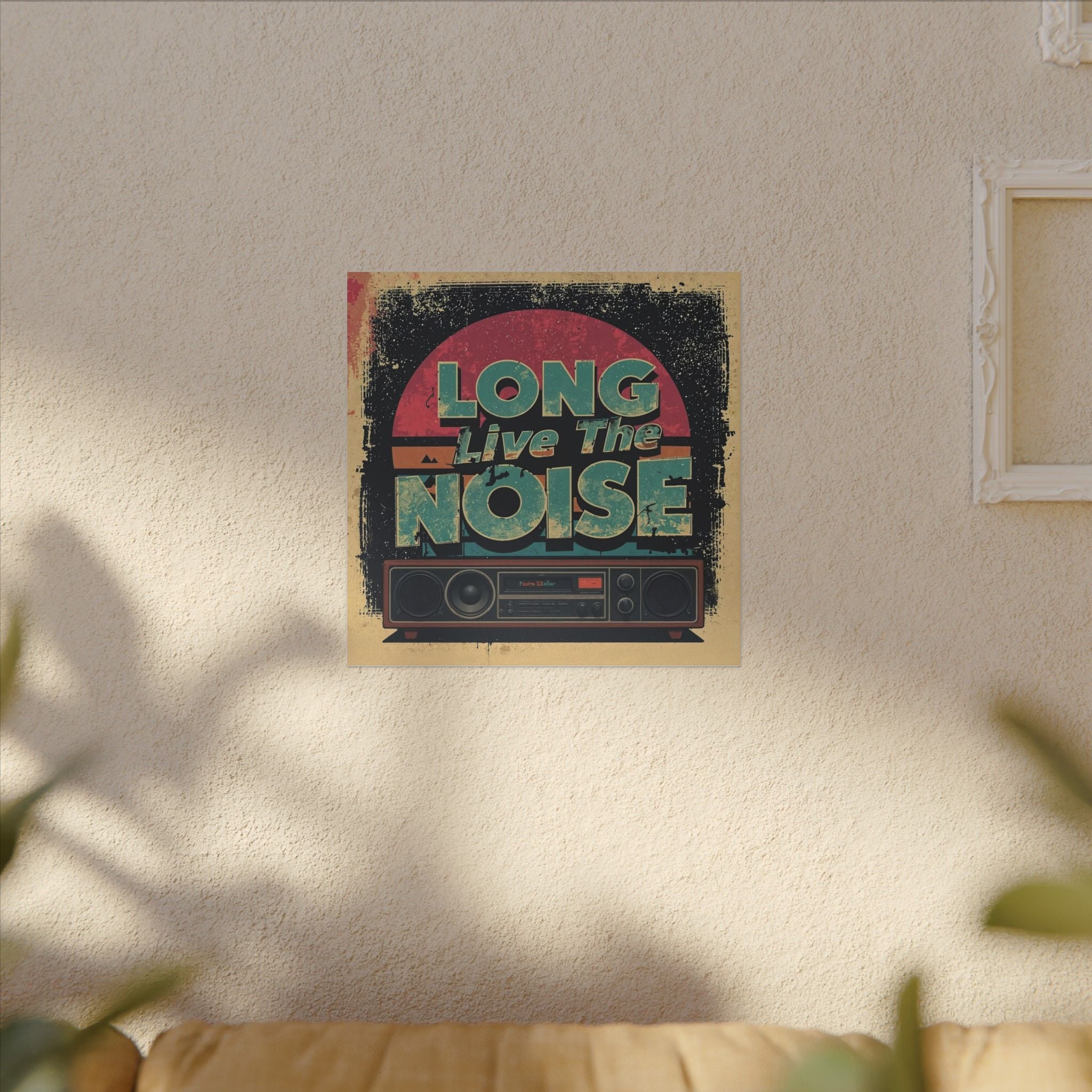 Long live the noise art Canvas