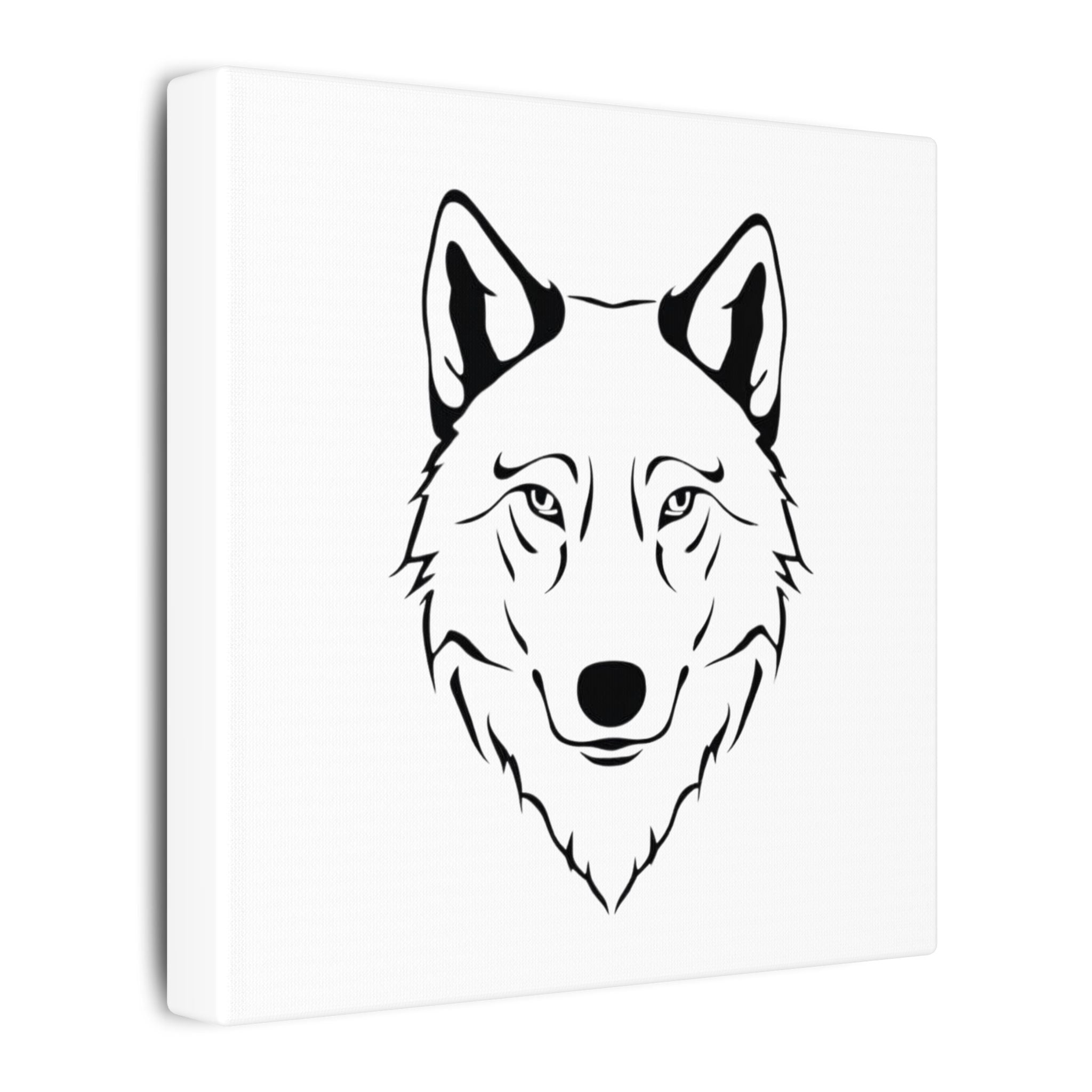 Wolf head art Canvas