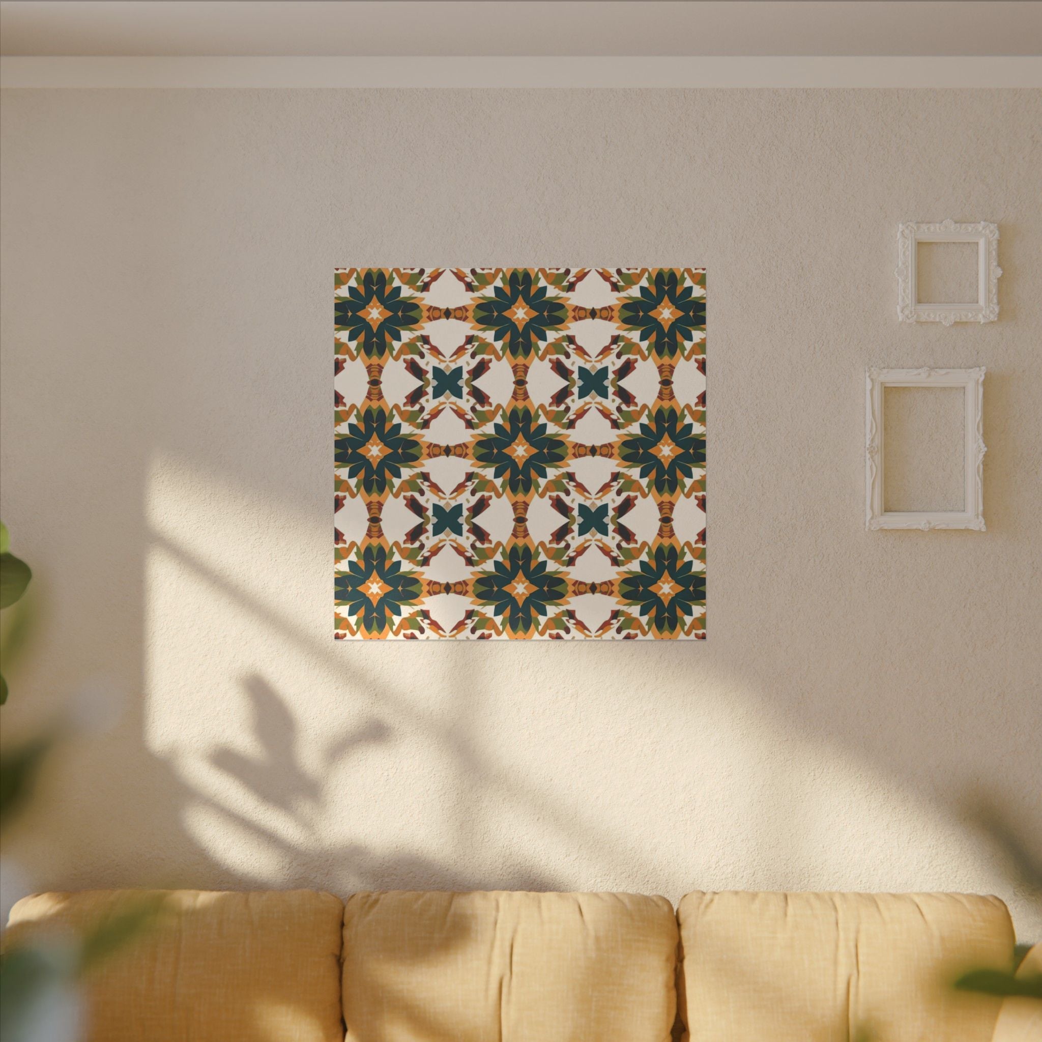 Shweshwe Pattern Canvas Print