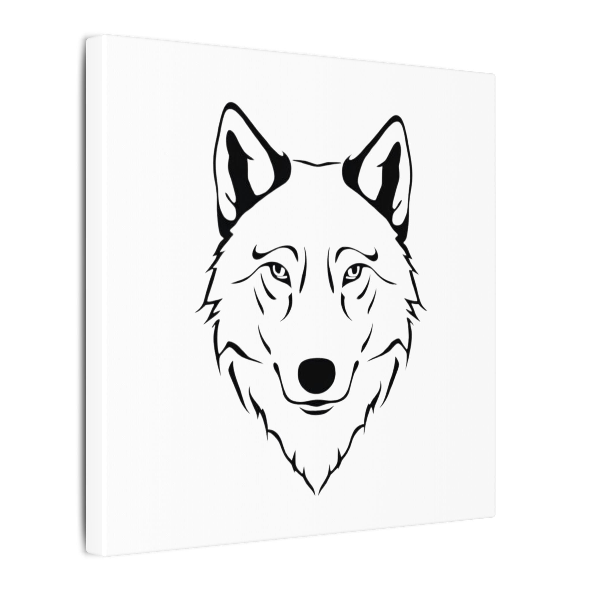 Wolf head art Canvas