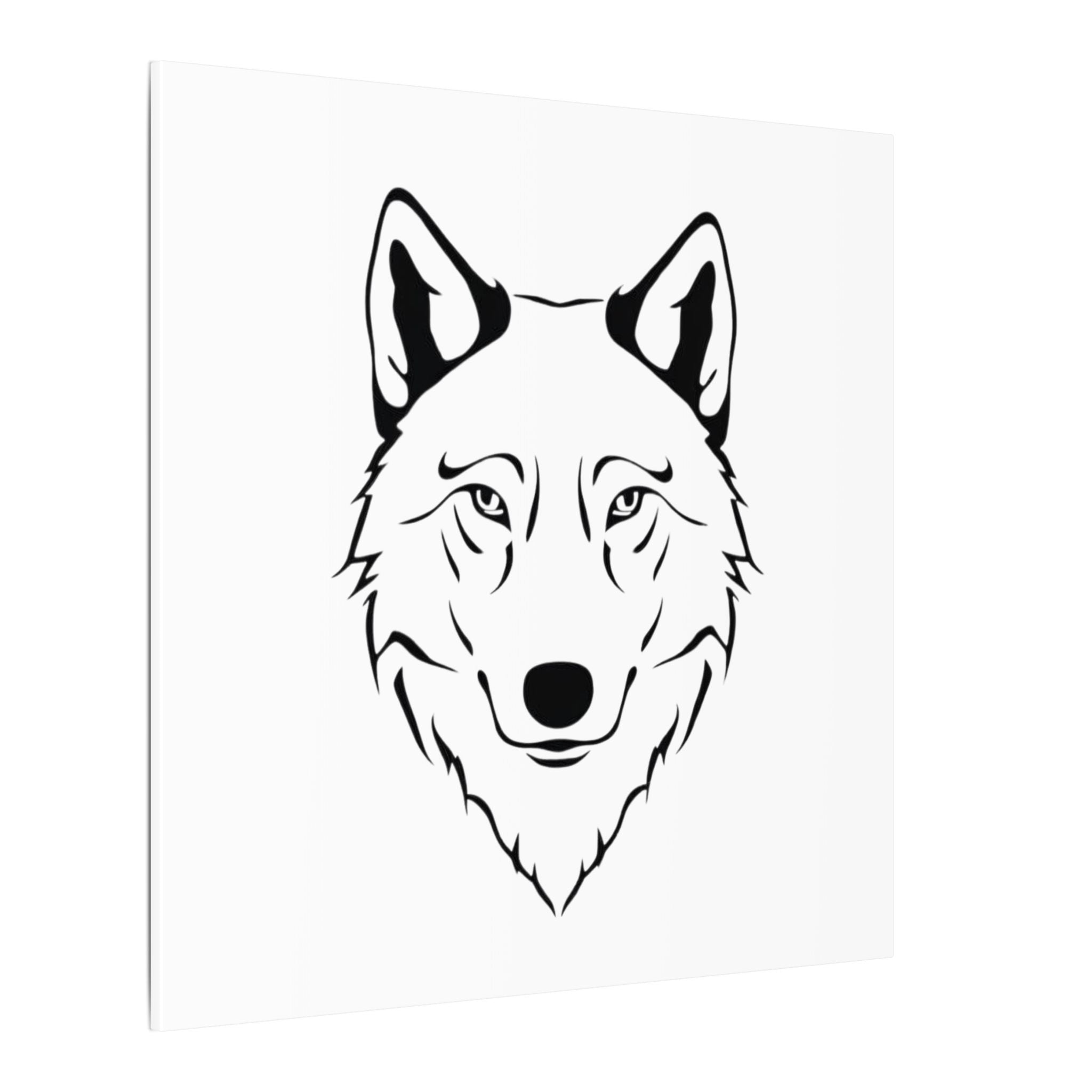 Wolf head art Canvas