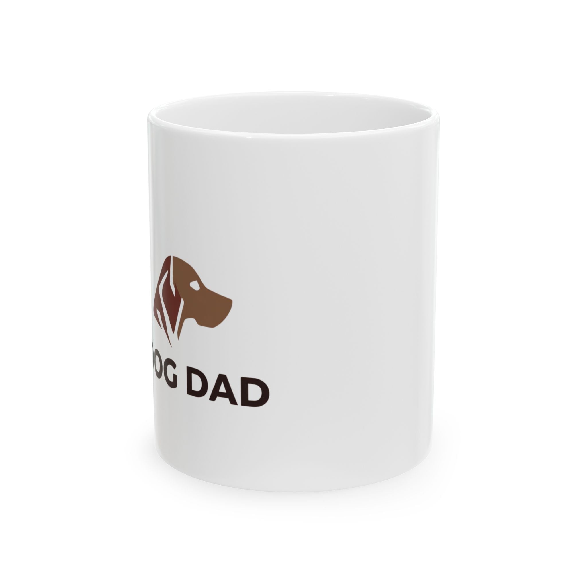 Dog Dad Ceramic Mug - 11oz & 15oz, Perfect Gift for Pet Lovers, Custom Dog Mug for Birthdays, Father's Day, Cute Coffee Cup