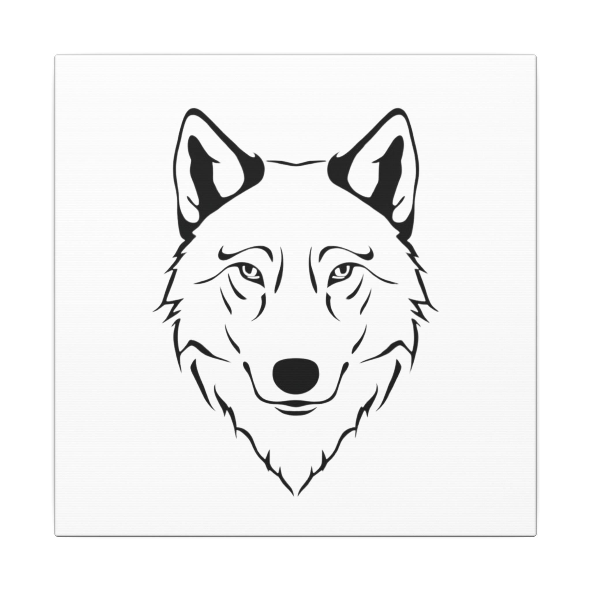 Wolf head art Canvas