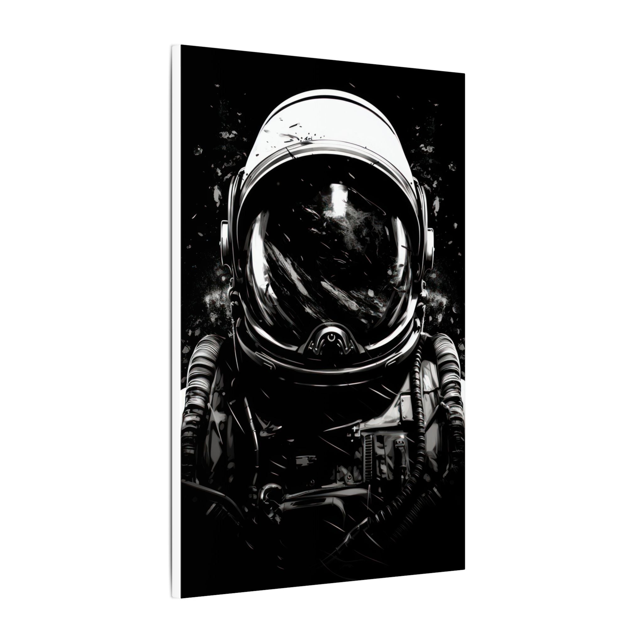 Black & white astronaut art Canvas