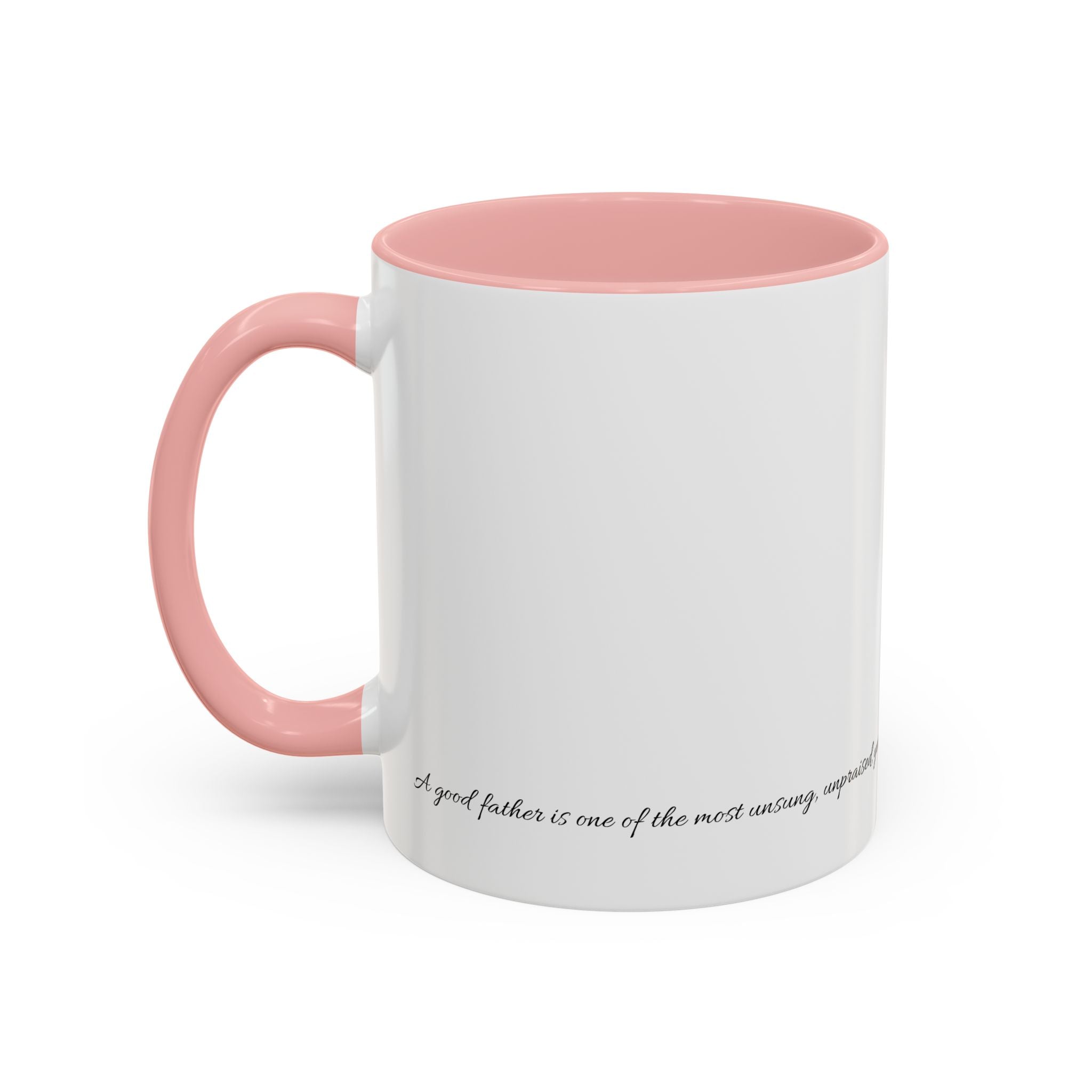 "Good father” Multi-Coloured Inspirational Coffee Mug - Motivational Gift, Office Decor, Birthday Present, Self-Improvement