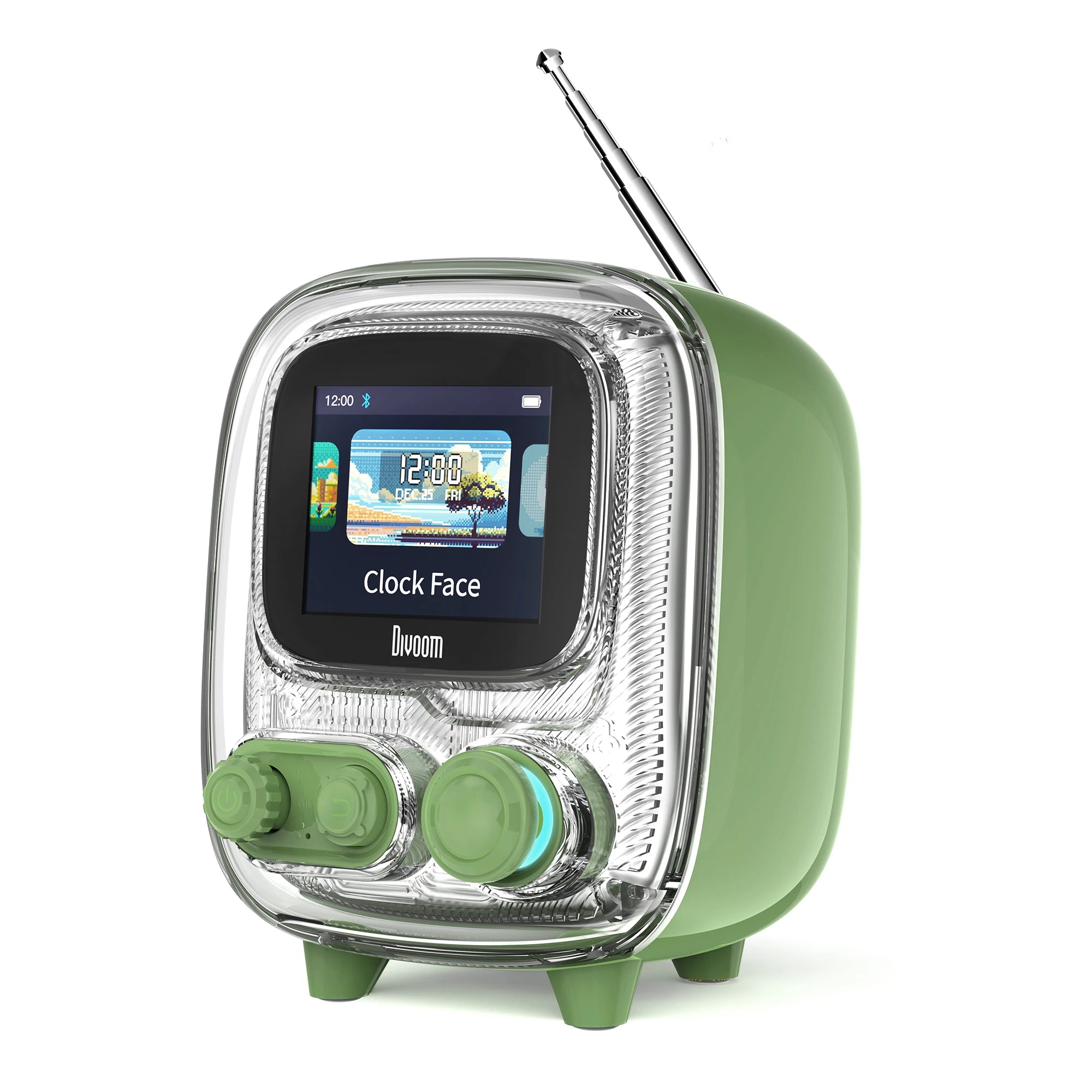 Divoom T-Tiivoo-2 Mini Retro White Noise Bluetooth Speaker Portable Vintage Sleep Aid Bluetooth Speaker High Quality Subwoofer