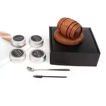 Cocktail Smoker Kit with Apple, Cherry, Oak &amp; Pecan Wood Chips