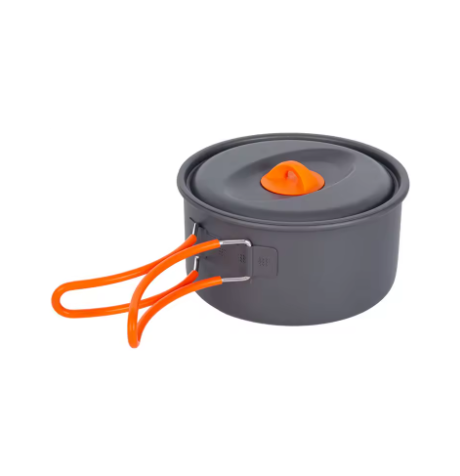 Custom Multi-size Camping Pots Pans Set Portable Outdoor Kitchen Hiking Pot Cookware Set