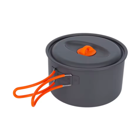 Custom Multi-size Camping Pots Pans Set Portable Outdoor Kitchen Hiking Pot Cookware Set