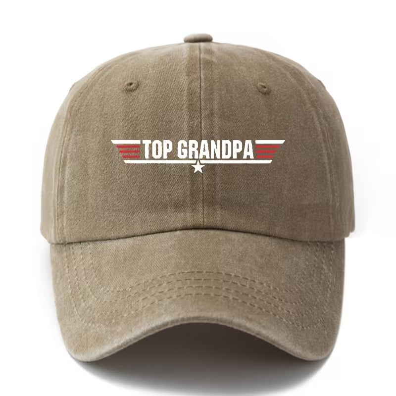 TOP GRANDPA Retro Baseball Cap