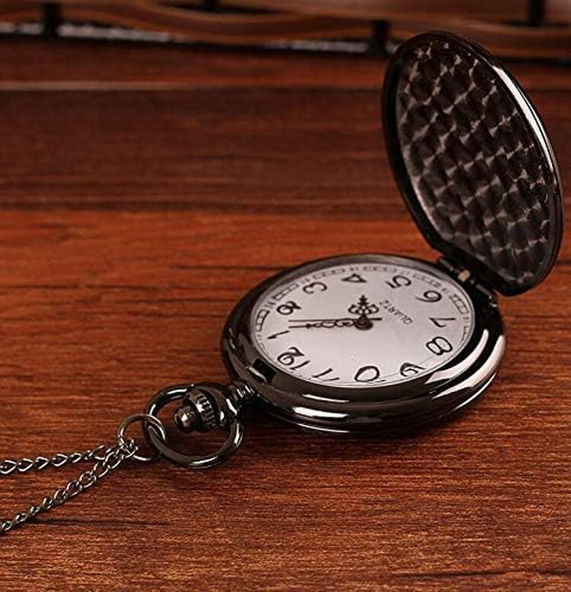 Men Gifts for Birthday Anniversary Valentines Day Graduation Fathers Day Christmas, Personalized Pocket Watch for Him