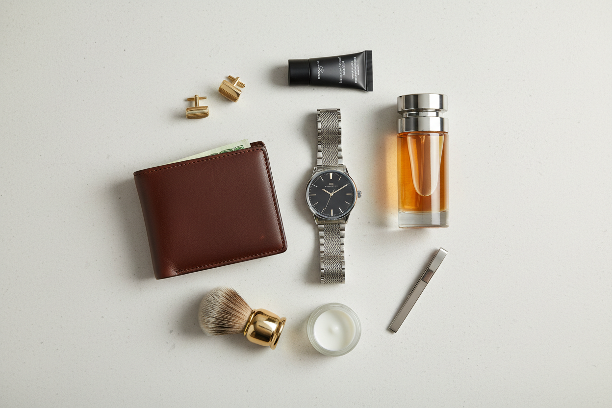 create a gift for men but it needs to be visible in a circle 