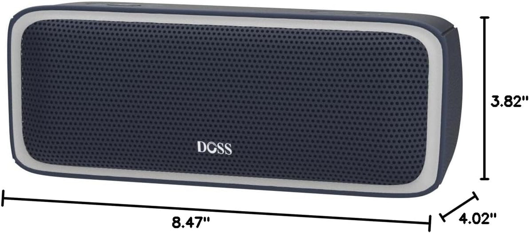 Soundbox Pro Bluetooth Speaker, 20W Stereo Sound, Active Extra Bass, 20H Playtime, Multi-Color Lights, IPX6 for Home, Outdoor, Party, Christmas and White Elephant Gift for Men, Women, Teen-Blue