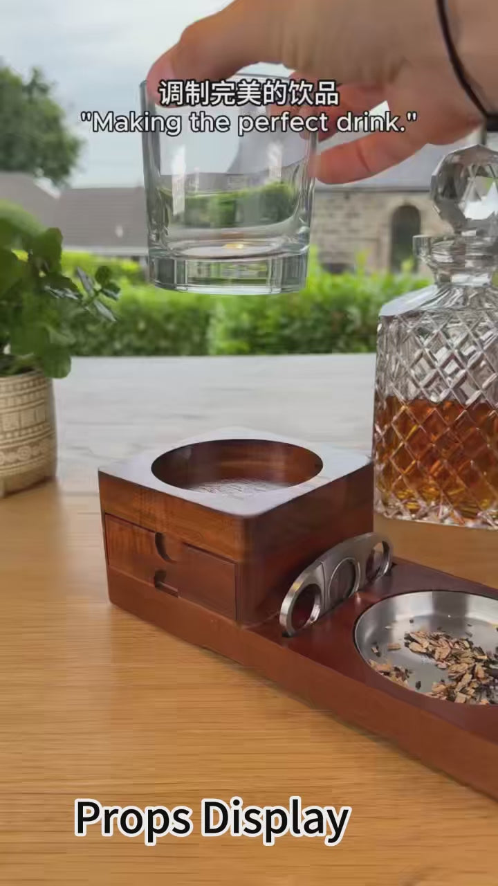 Cocktail Smoker Kit with Apple, Cherry, Oak &amp; Pecan Wood Chips